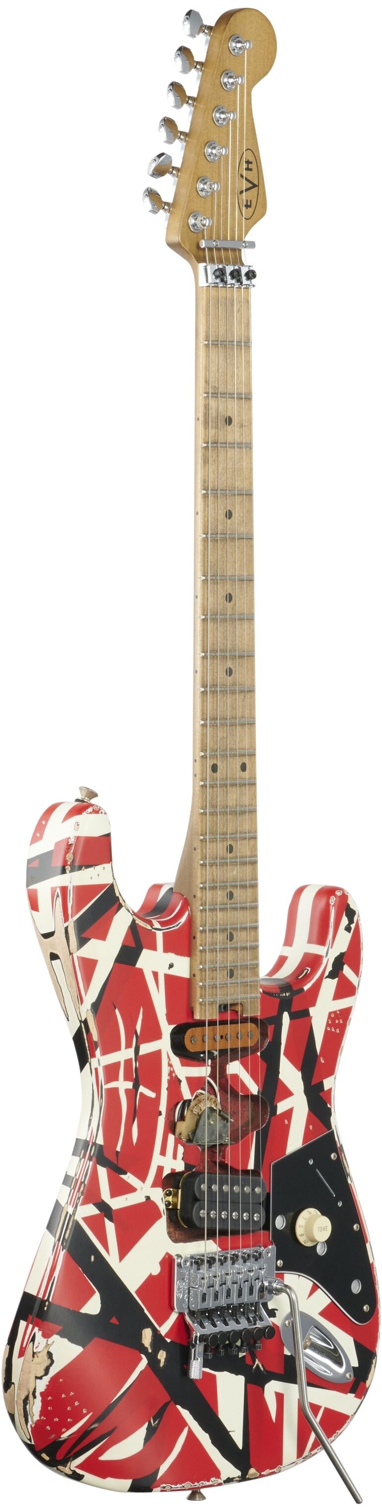 EVH Eddie Van Halen Striped Series Frankenstein "Frankie" Electric Guitar 6 EVH Eddie Van Halen Striped Series Frankenstein "Frankie" Electric Guitar