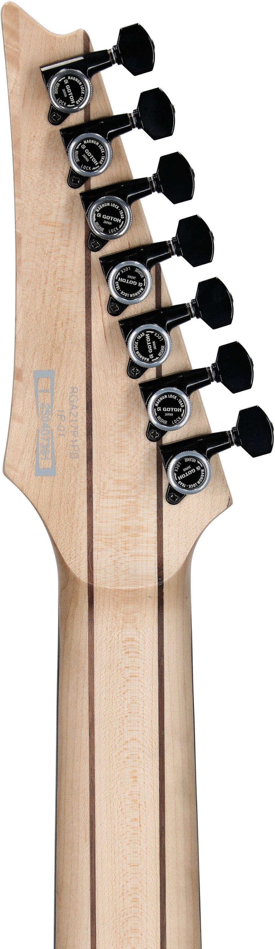Ibanez RGA217P1PB Premium Electric Guitar, 7-String (with Gig Bag) 8 Ibanez RGA217P1PB Premium Electric Guitar, 7-String (with Gig Bag)