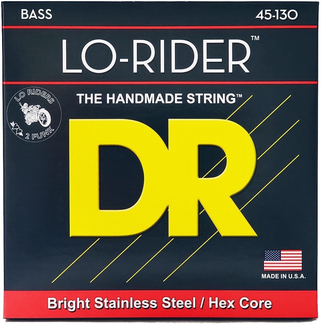 DR Strings Lo-Rider Stainless Steel Bass 5-String Pack