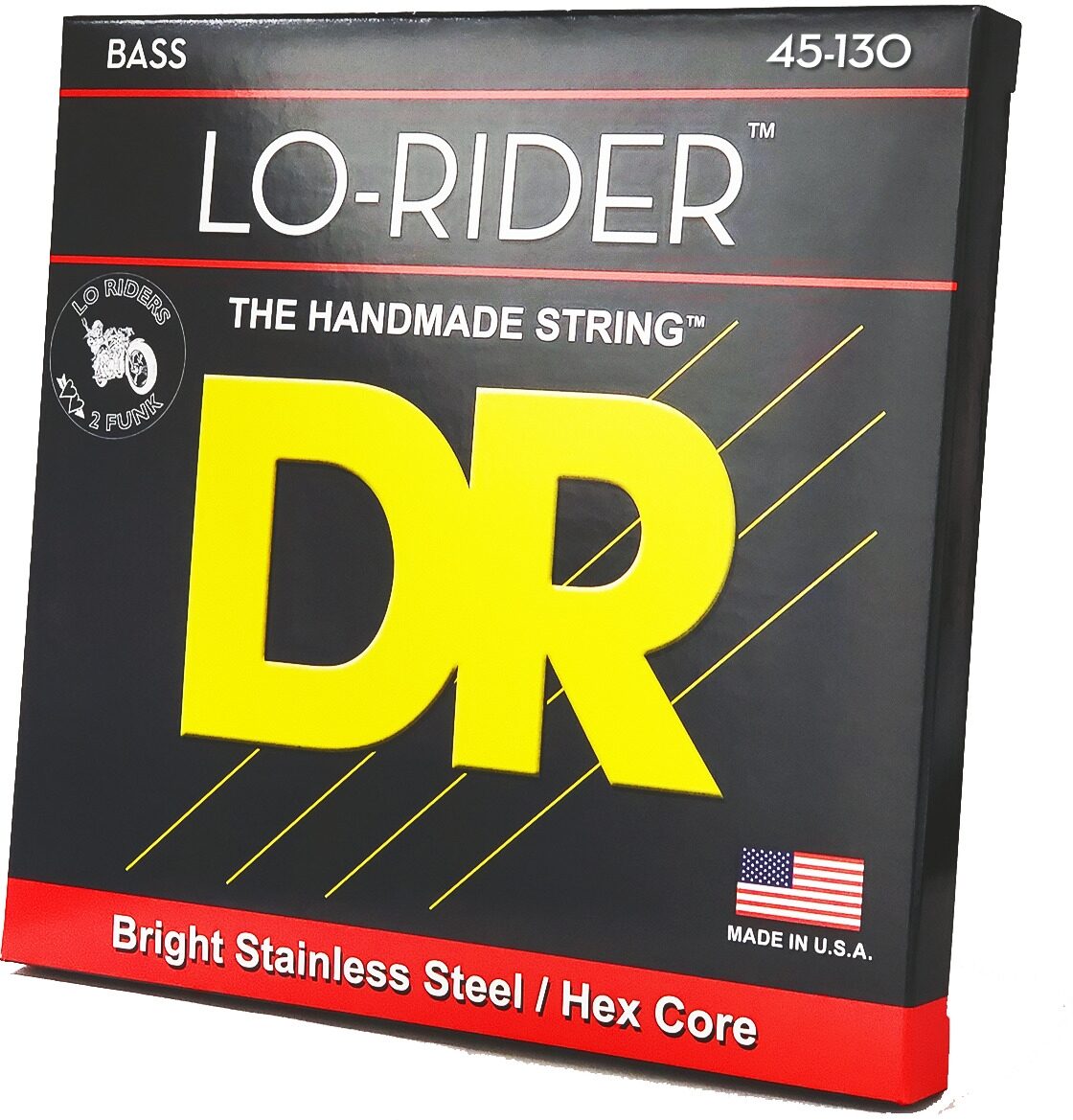 DR Strings Lo-Rider Stainless Steel Bass 5-String Pack 2 DR Strings Lo-Rider Stainless Steel Bass 5-String Pack