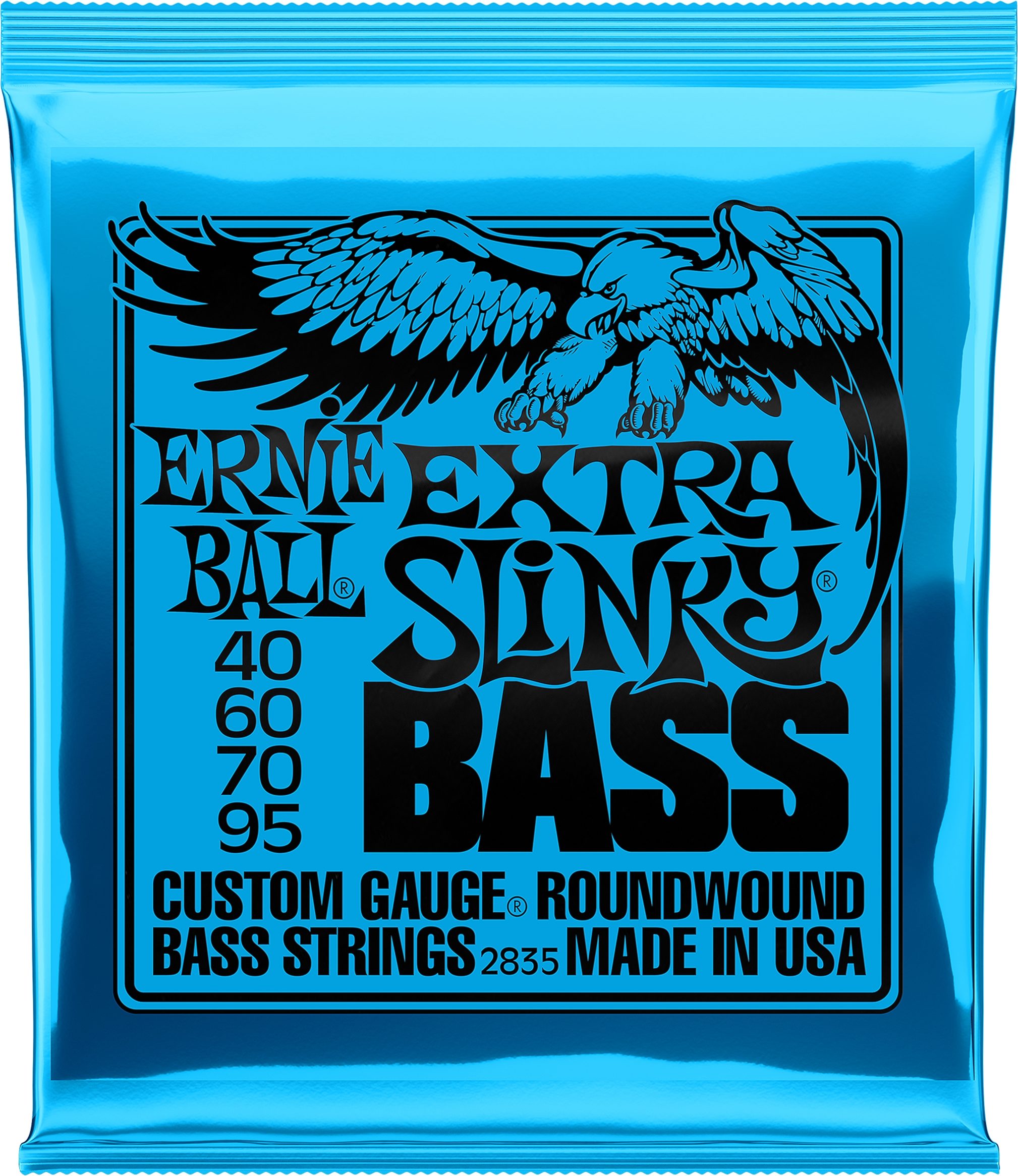 Ernie Ball P02835 Nickel Wound Extra Slinky Electric Bass Strings