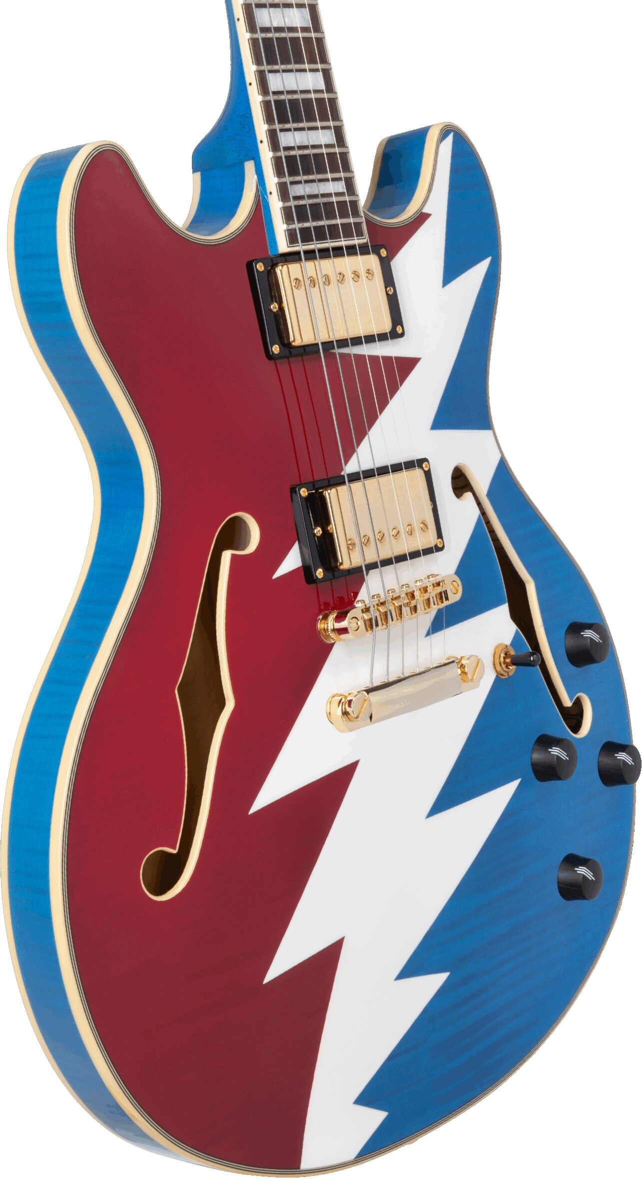 D'Angelico Grateful Dead Premier DC Semi-Hollowbody Electric Guitar 6 D'Angelico Grateful Dead Premier DC Semi-Hollowbody Electric Guitar