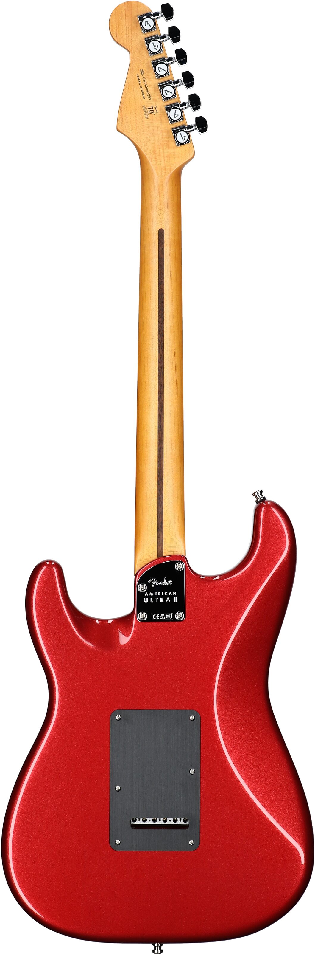 Fender American Ultra II Stratocaster HSS Electric Guitar, Maple Fingerboard (with Case) 4 Fender American Ultra II Stratocaster HSS Electric Guitar, Maple Fingerboard (with Case)
