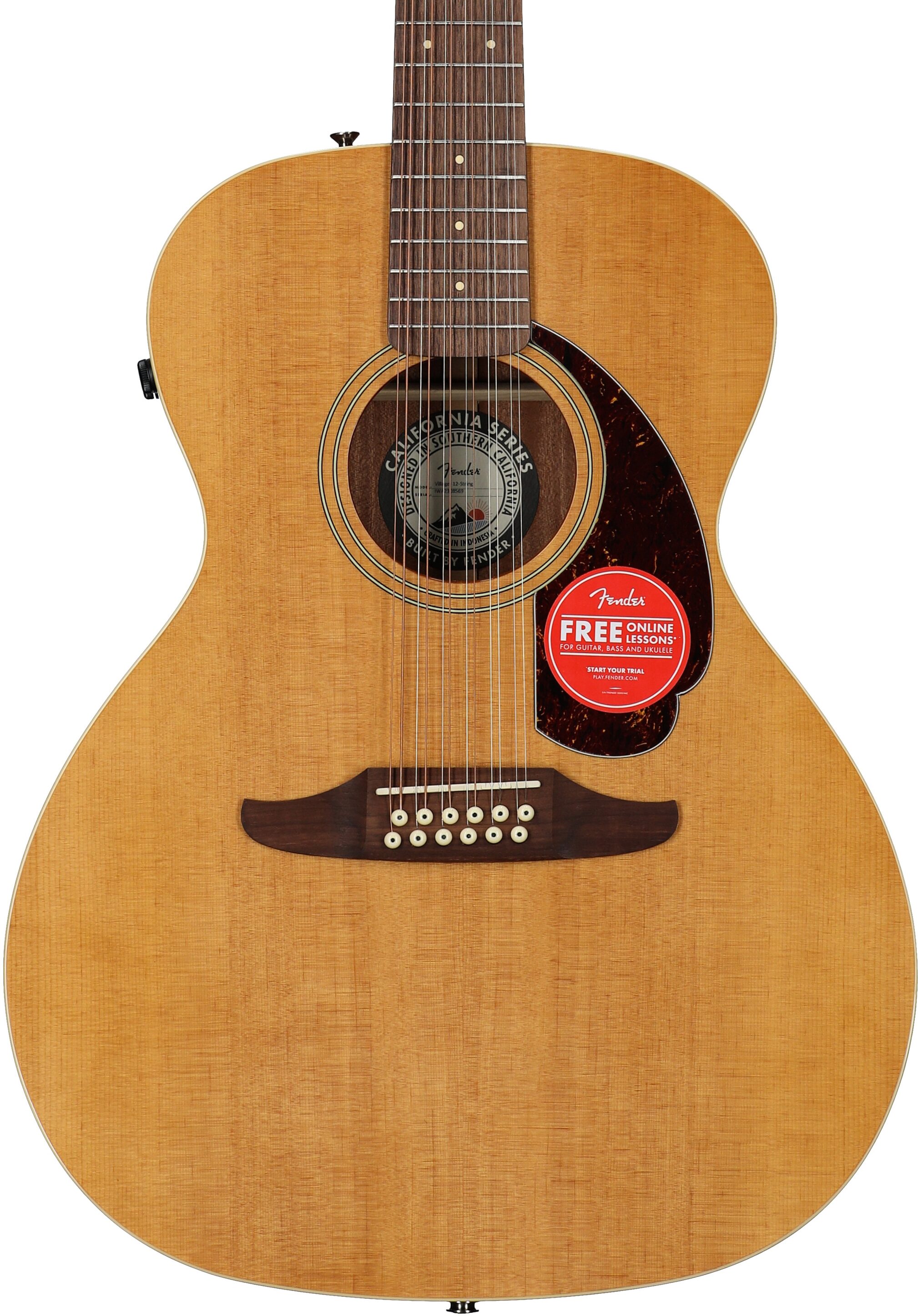 Fender Villager 12-String Acoustic-Electric Guitar (with Gig Bag) 5 Fender Villager 12-String Acoustic-Electric Guitar (with Gig Bag)