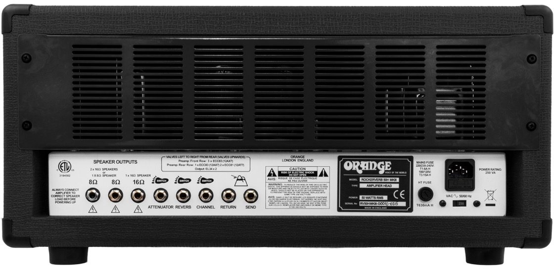 Orange Rockerverb 50 MkIII Guitar Amplifier Head (50 Watts) 6 Orange Rockerverb 50 MkIII Guitar Amplifier Head (50 Watts)