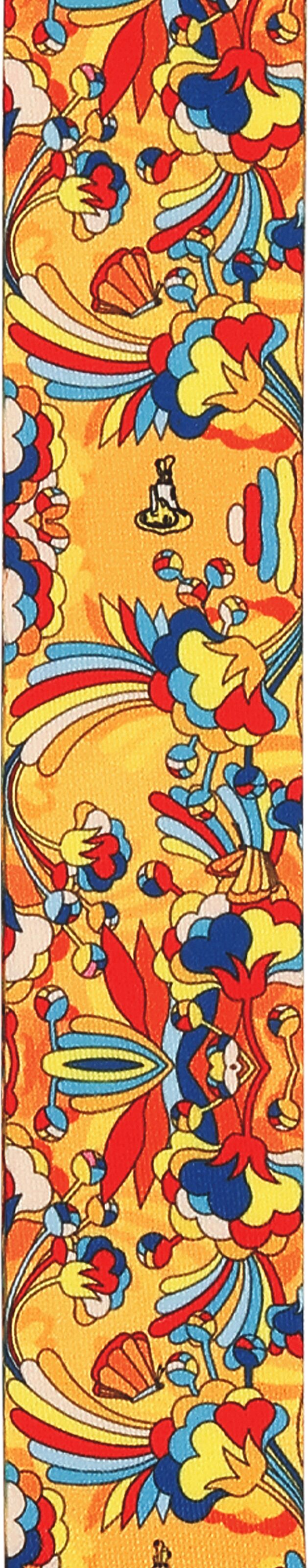 D'Addario The Beatles Yellow Submarine Printed Vinyl Guitar Strap 1 D'Addario The Beatles Yellow Submarine Printed Vinyl Guitar Strap