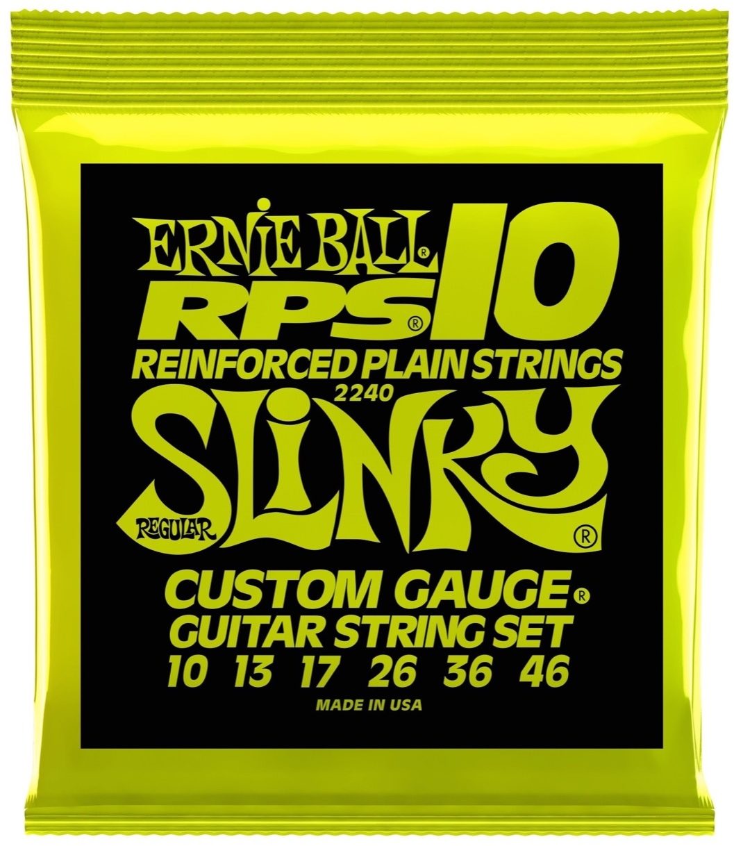 Ernie Ball Hybrid Slinky RPS Nickel Wound Electric Guitar Strings (10-46 Gauge) 1 Ernie Ball Hybrid Slinky RPS Nickel Wound Electric Guitar Strings (10-46 Gauge)