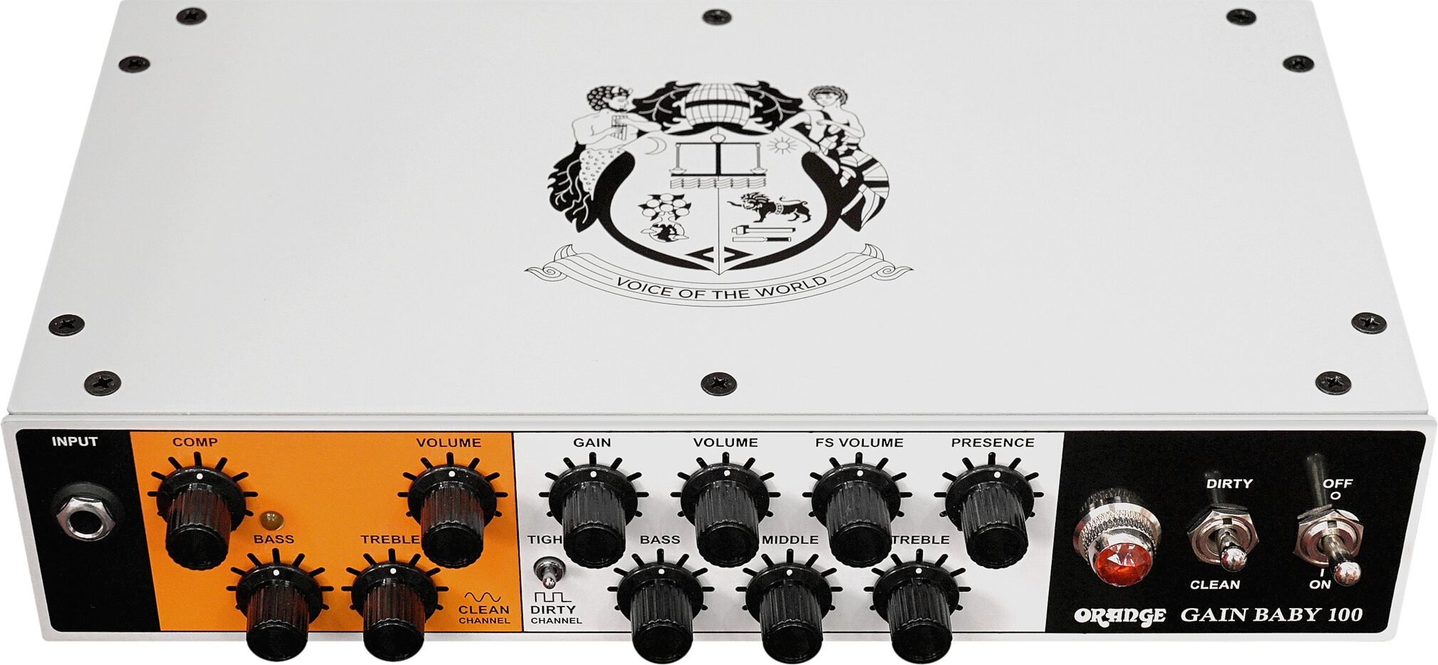 Orange Gain Baby Twin Channel SS Guitar Amplifier Head (100 Watts) 7 Orange Gain Baby Twin Channel SS Guitar Amplifier Head (100 Watts)