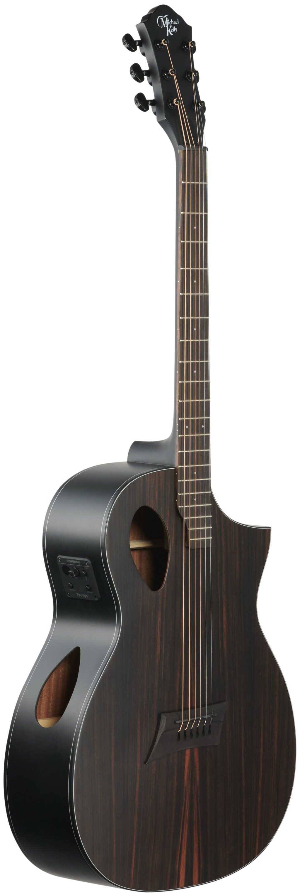 Michael Kelly Forte Port Exotic Java Ebony Acoustic Electric Guitar 6 Michael Kelly Forte Port Exotic Java Ebony Acoustic Electric Guitar