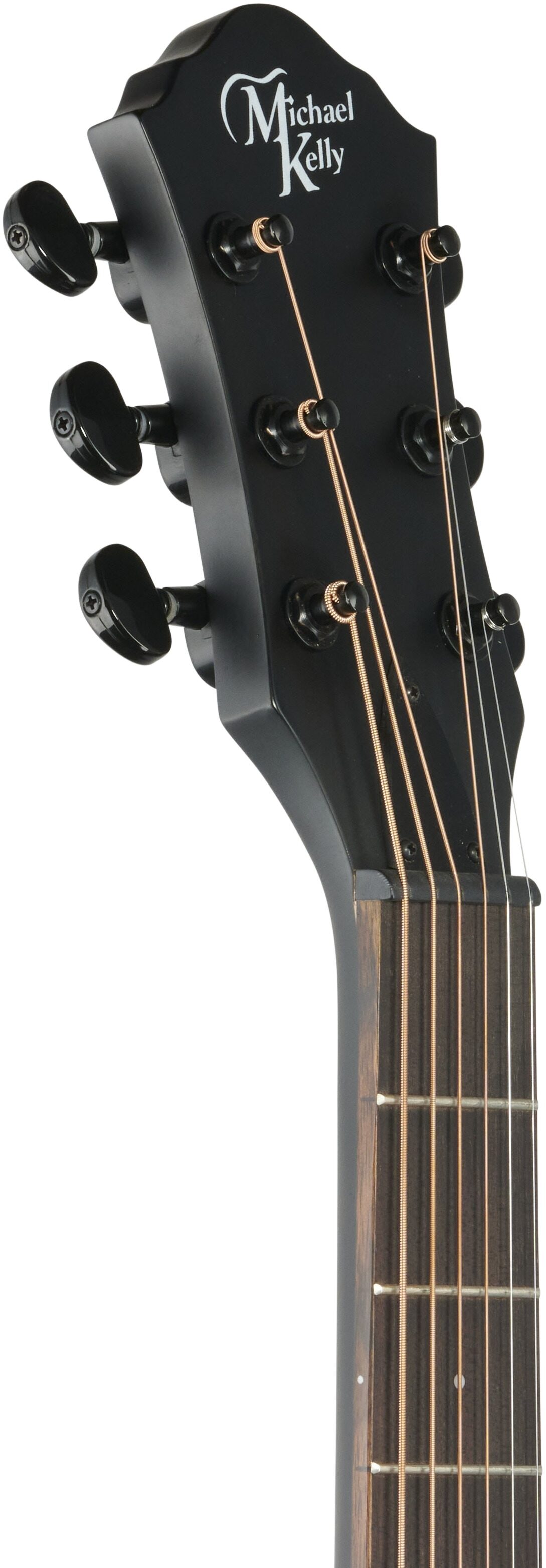 Michael Kelly Forte Port Exotic Java Ebony Acoustic Electric Guitar 8 Michael Kelly Forte Port Exotic Java Ebony Acoustic Electric Guitar