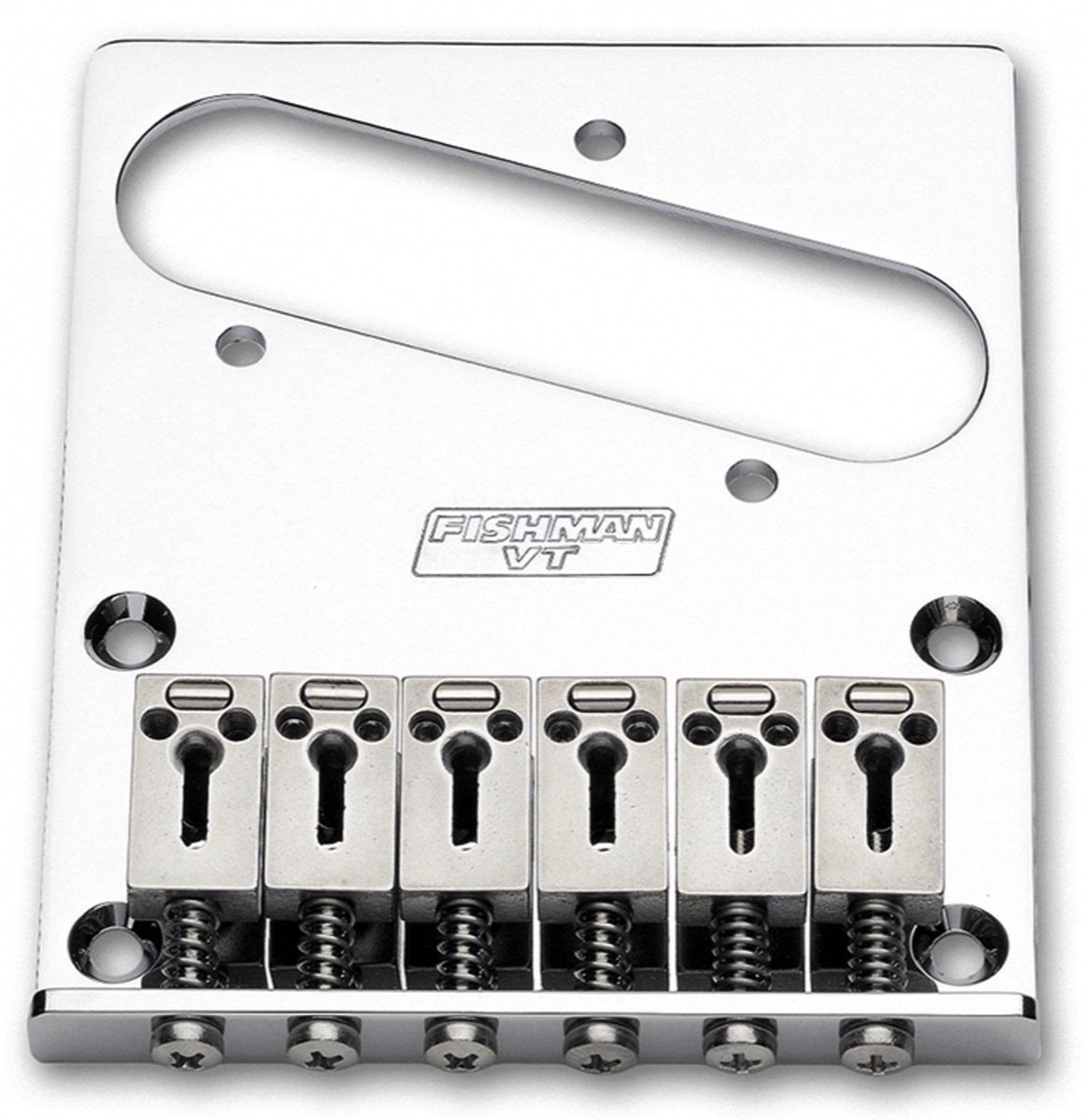 Fishman VT Powerbridge for Vintage Tele-Style Electric Guitar 1 Fishman VT Powerbridge for Vintage Tele-Style Electric Guitar