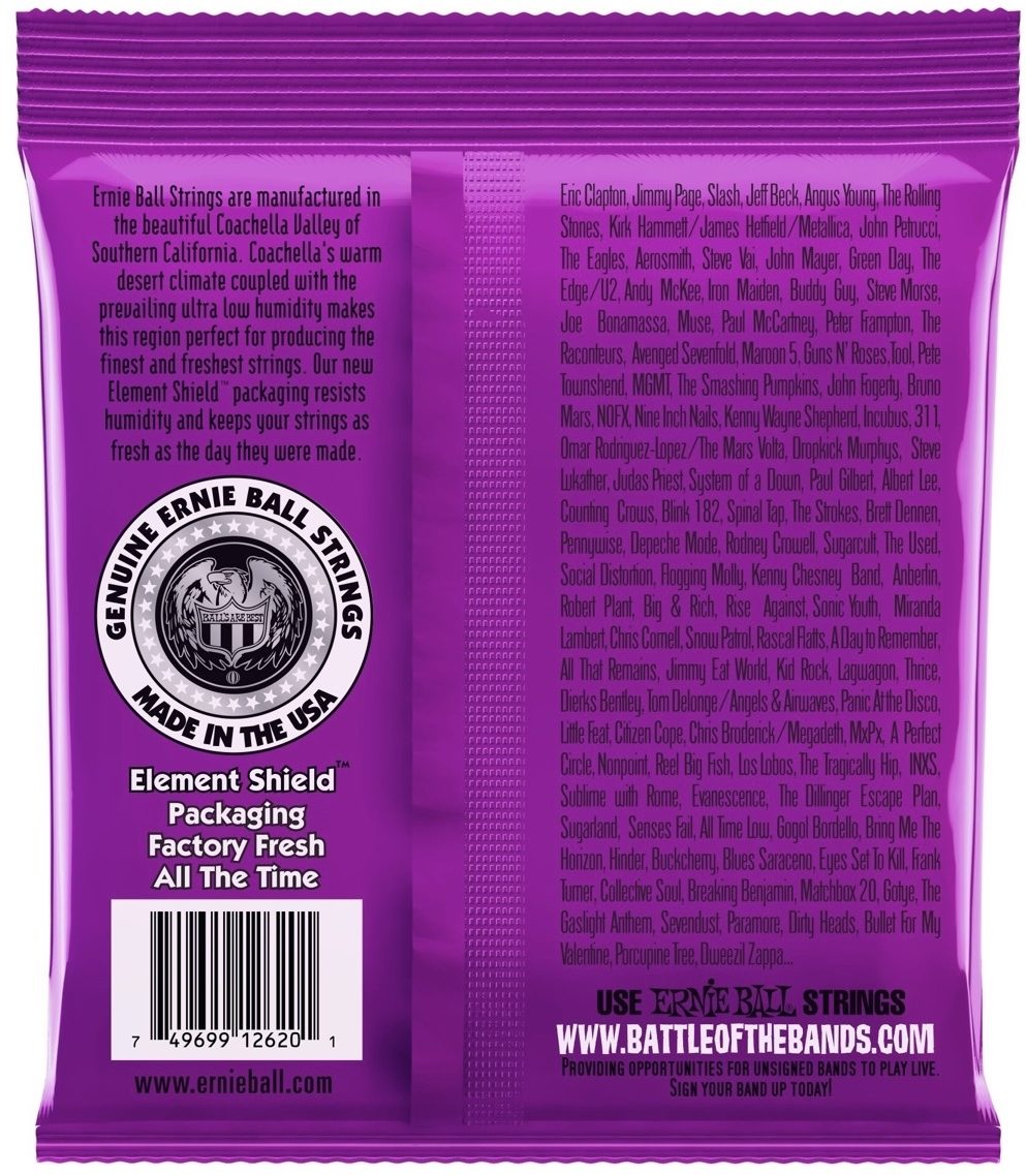Ernie Ball Power Slinky 7-String Nickel Wound Electric Guitar Strings - 11-58 Gauge 2 Ernie Ball Power Slinky 7-String Nickel Wound Electric Guitar Strings - 11-58 Gauge