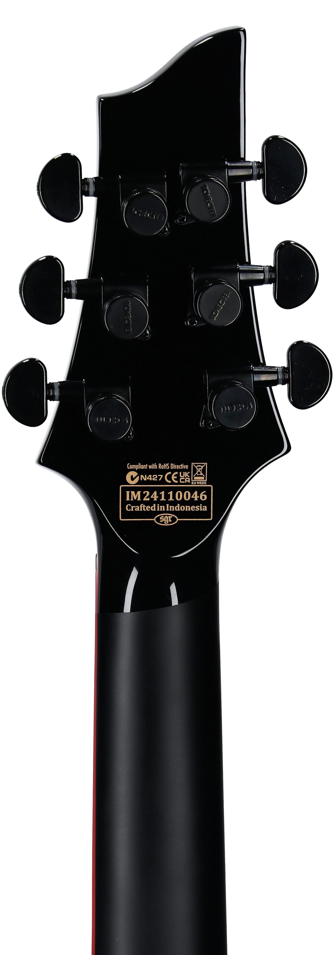 Schecter Sunset 6 EverTune Red Dawn Electric Guitar 8 Schecter Sunset 6 EverTune Red Dawn Electric Guitar