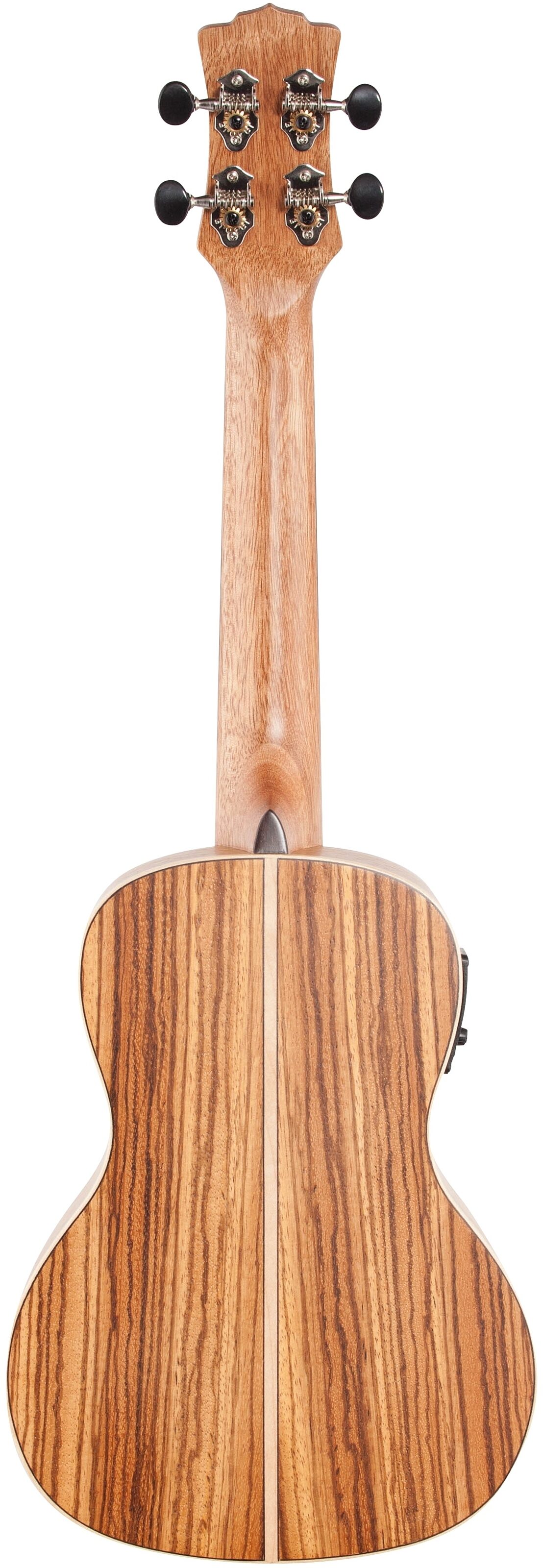 Luna High Tide Zebrawood Concert Acoustic-Electric Ukulele (with Gig Bag) 4 Luna High Tide Zebrawood Concert Acoustic-Electric Ukulele (with Gig Bag)