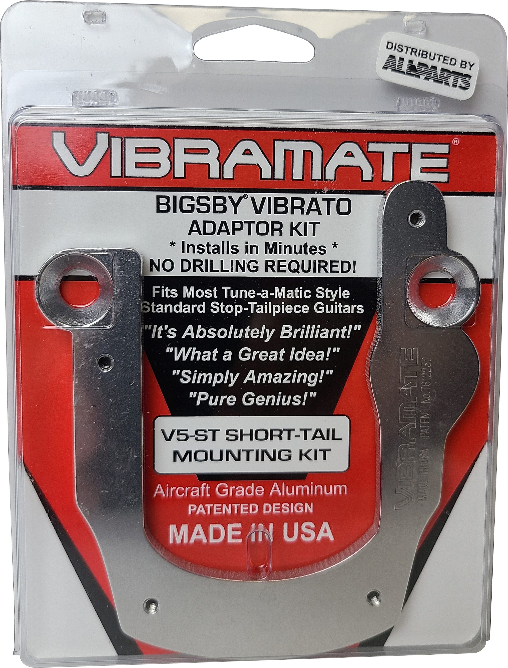 Vibramate V5-ST Bigsby Adaptor Short Tail for B5 Tremolo