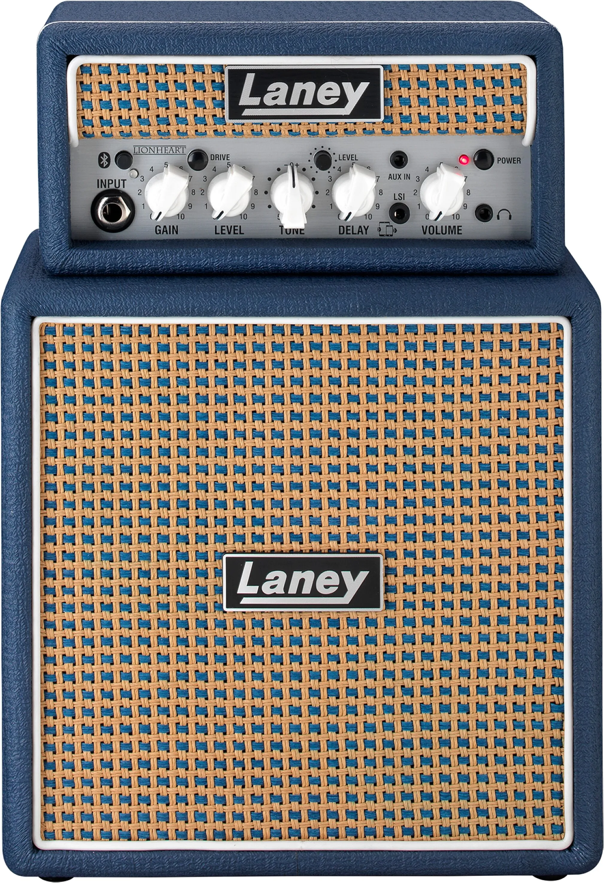 Laney Ministack-B-Lion Lionheart Battery-Powered Guitar Amp + Bluetooth Speaker 2 Laney Ministack-B-Lion Lionheart Battery-Powered Guitar Amp + Bluetooth Speaker