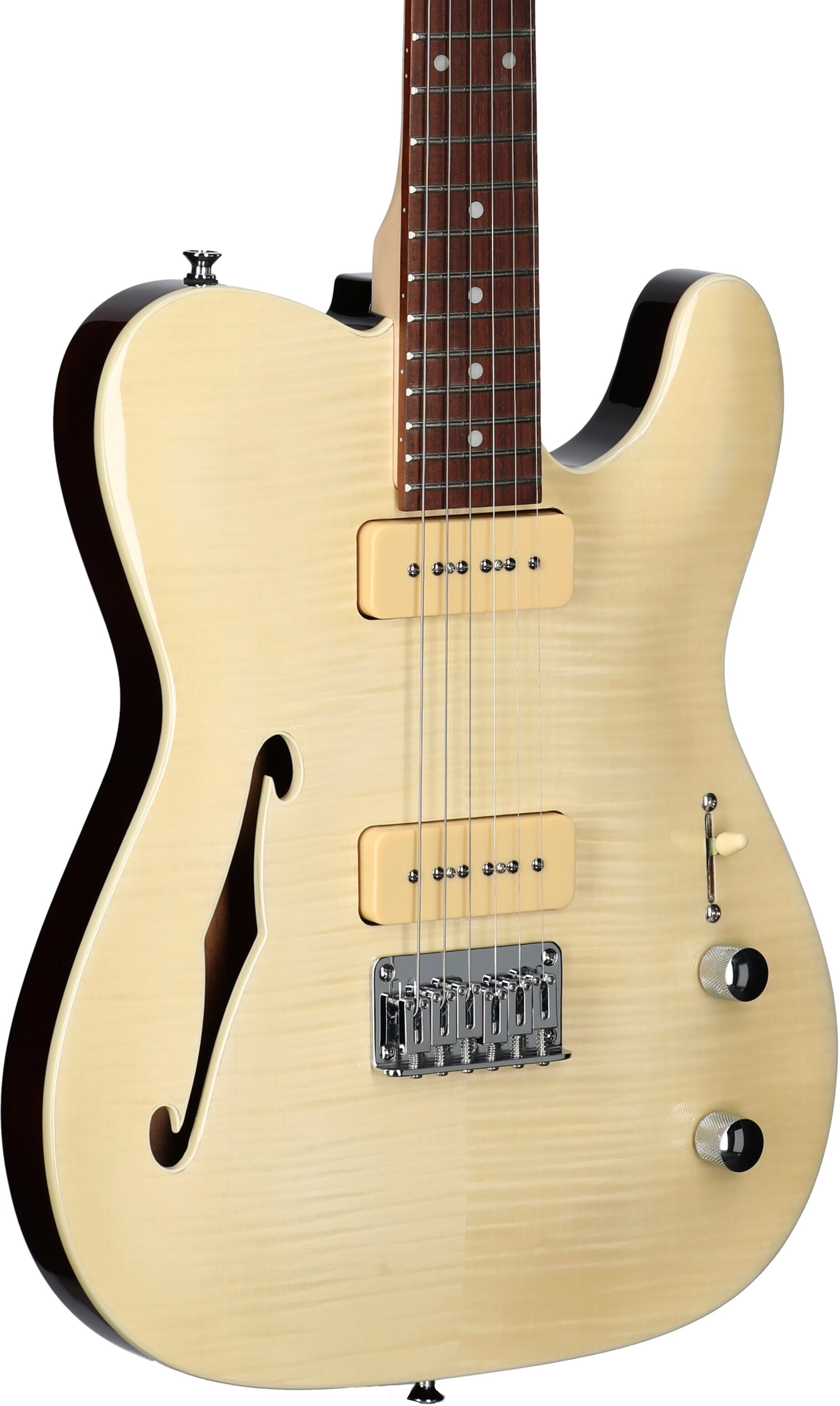 Michael Kelly 59 Thinline Electric Guitar, Natural Top 3 Michael Kelly 59 Thinline Electric Guitar, Natural Top