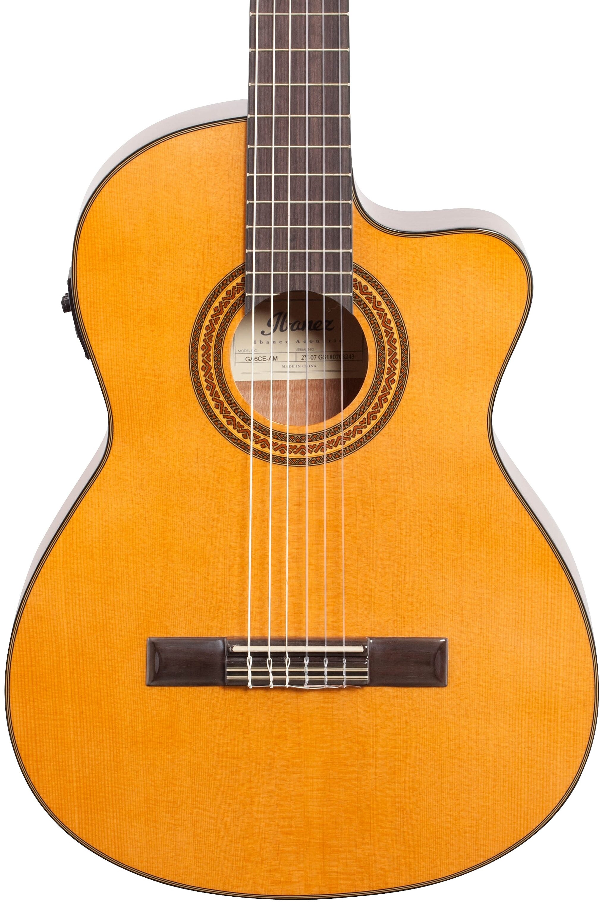 Ibanez GA6CE Classical Cutaway Acoustic-Electric Guitar