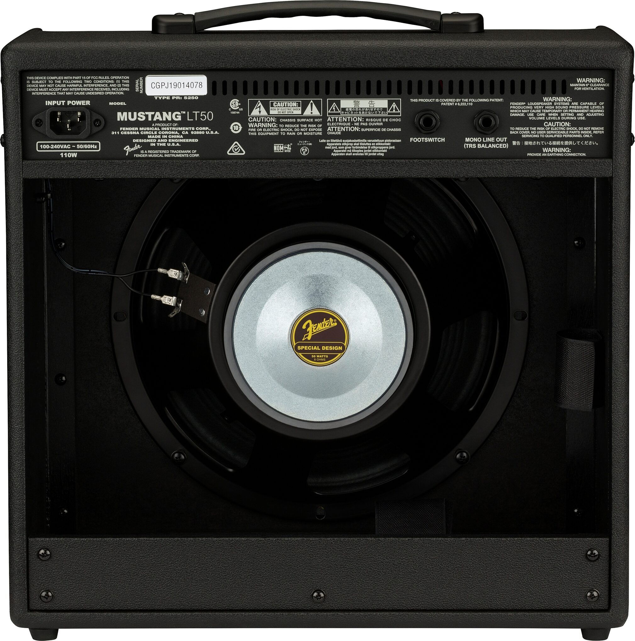 Fender Mustang LT50 Digital Guitar Combo Amplifier (50 Watts, 1x12") 3 Fender Mustang LT50 Digital Guitar Combo Amplifier (50 Watts, 1x12")