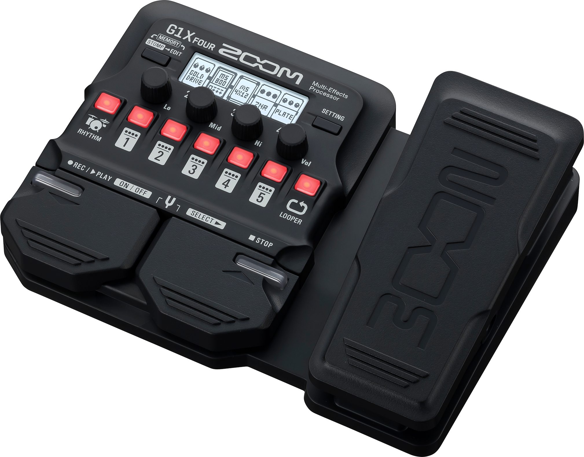 Zoom G1X FOUR Multi-Effects Guitar Pedal 2 Zoom G1X FOUR Multi-Effects Guitar Pedal