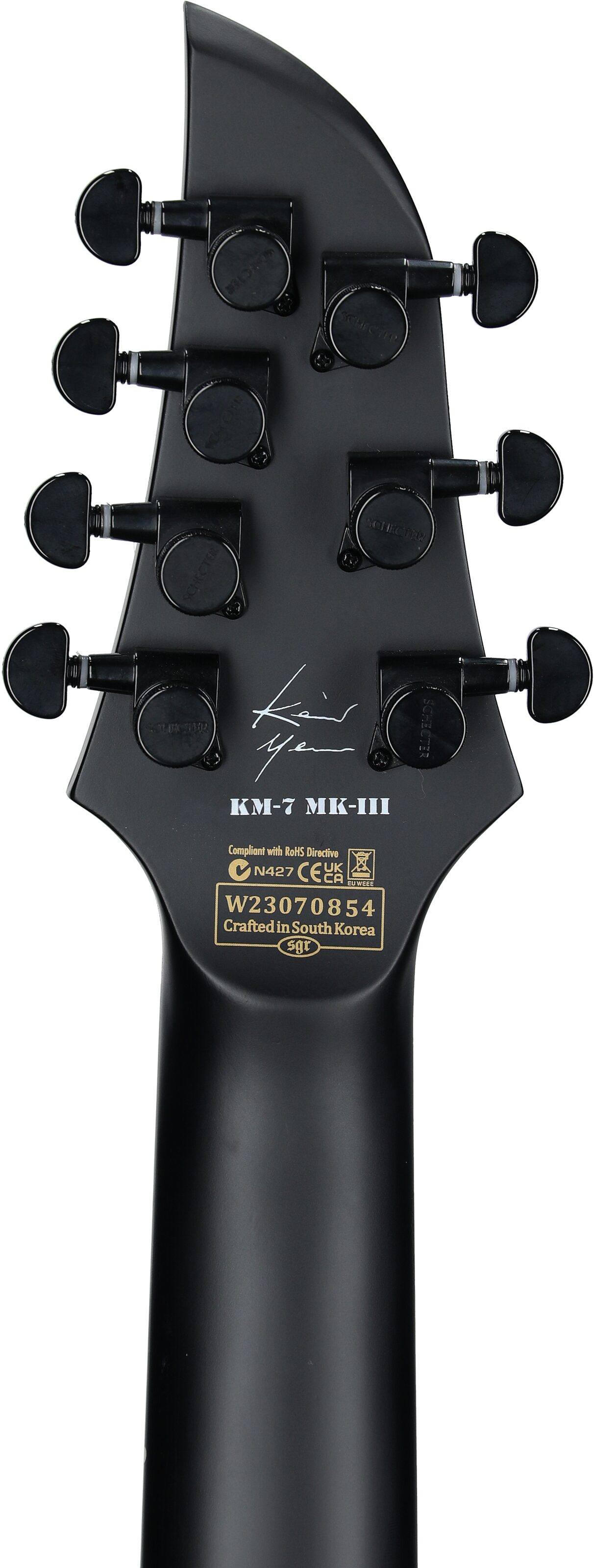 Schecter KM-7 MK-III Keith Merrow Electric Guitar, Left-Handed 8 Schecter KM-7 MK-III Keith Merrow Electric Guitar, Left-Handed