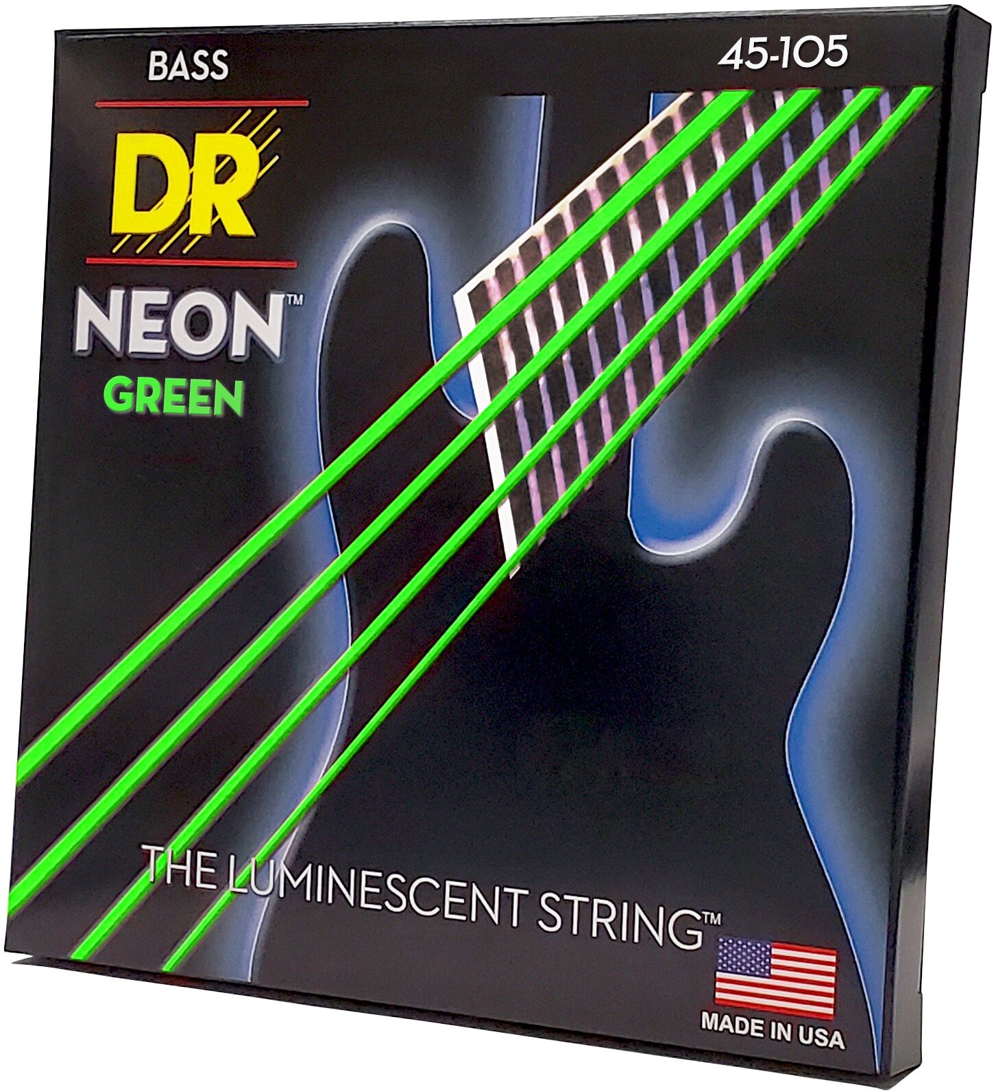 DR Strings Hi-Def Neon Colored Electric Bass Strings 2 DR Strings Hi-Def Neon Colored Electric Bass Strings