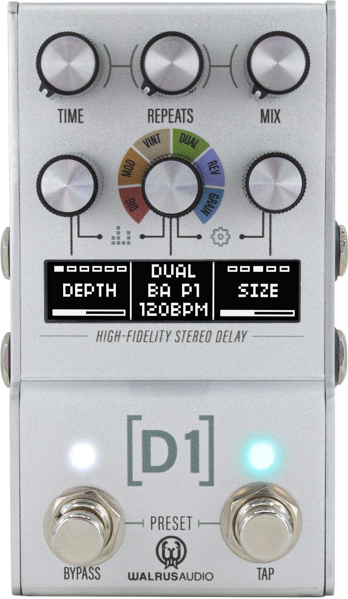 Walrus Audio Mako D1 MKII High-Fidelity Delay Pedal 2 Walrus Audio Mako D1 MKII High-Fidelity Delay Pedal