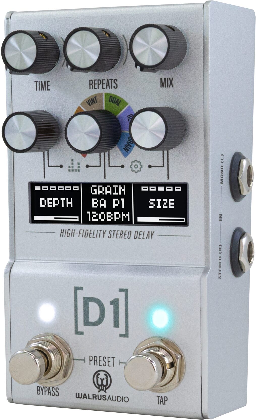 Walrus Audio Mako D1 MKII High-Fidelity Delay Pedal 12 Walrus Audio Mako D1 MKII High-Fidelity Delay Pedal
