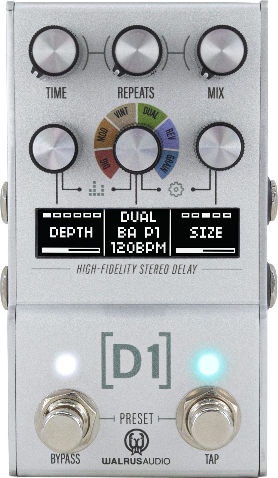 Walrus Audio Mako D1 MKII High-Fidelity Delay Pedal 14 Walrus Audio Mako D1 MKII High-Fidelity Delay Pedal