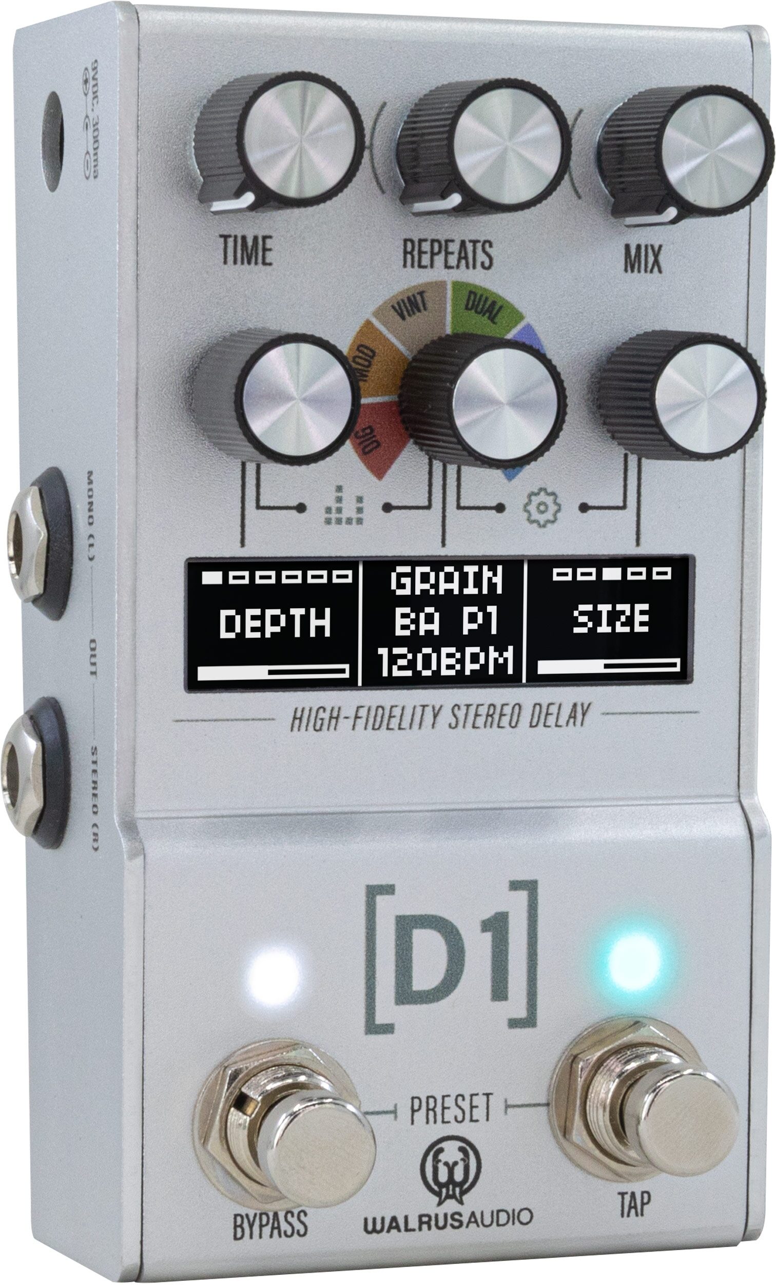 Walrus Audio Mako D1 MKII High-Fidelity Delay Pedal 8 Walrus Audio Mako D1 MKII High-Fidelity Delay Pedal