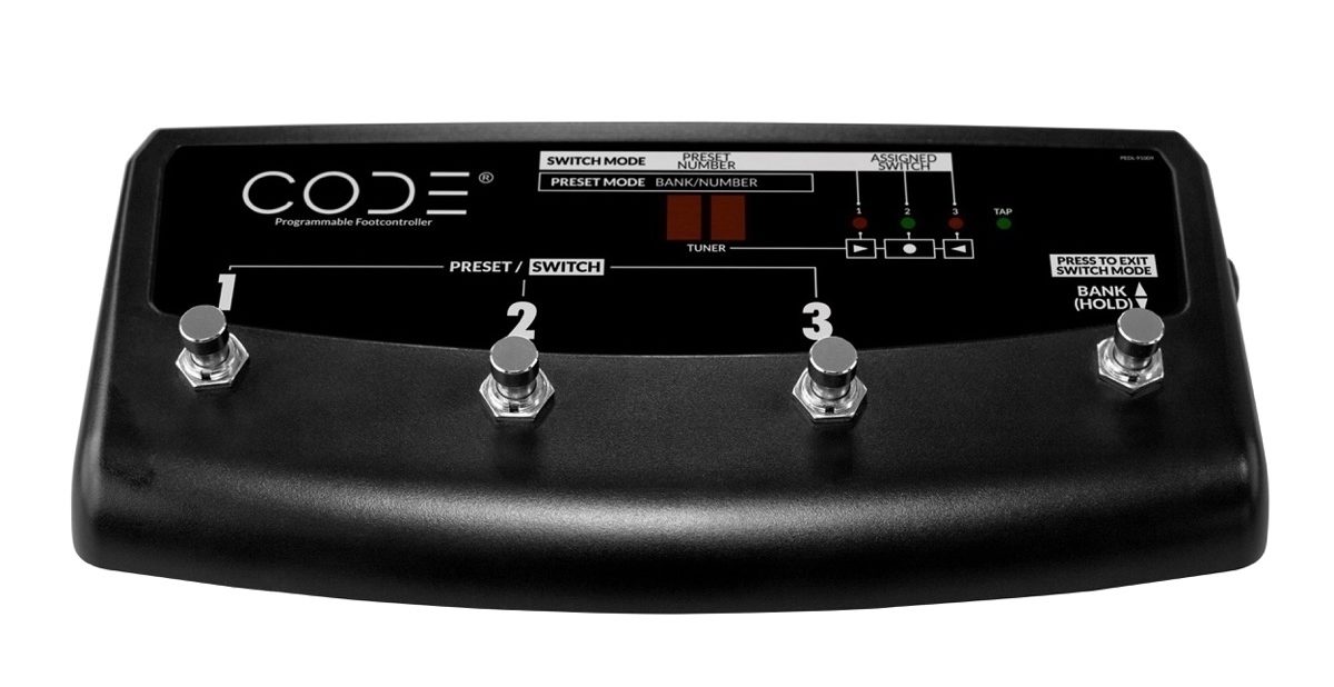 Marshall CODE 4-Way Stompware Footcontroller 1 Marshall CODE 4-Way Stompware Footcontroller