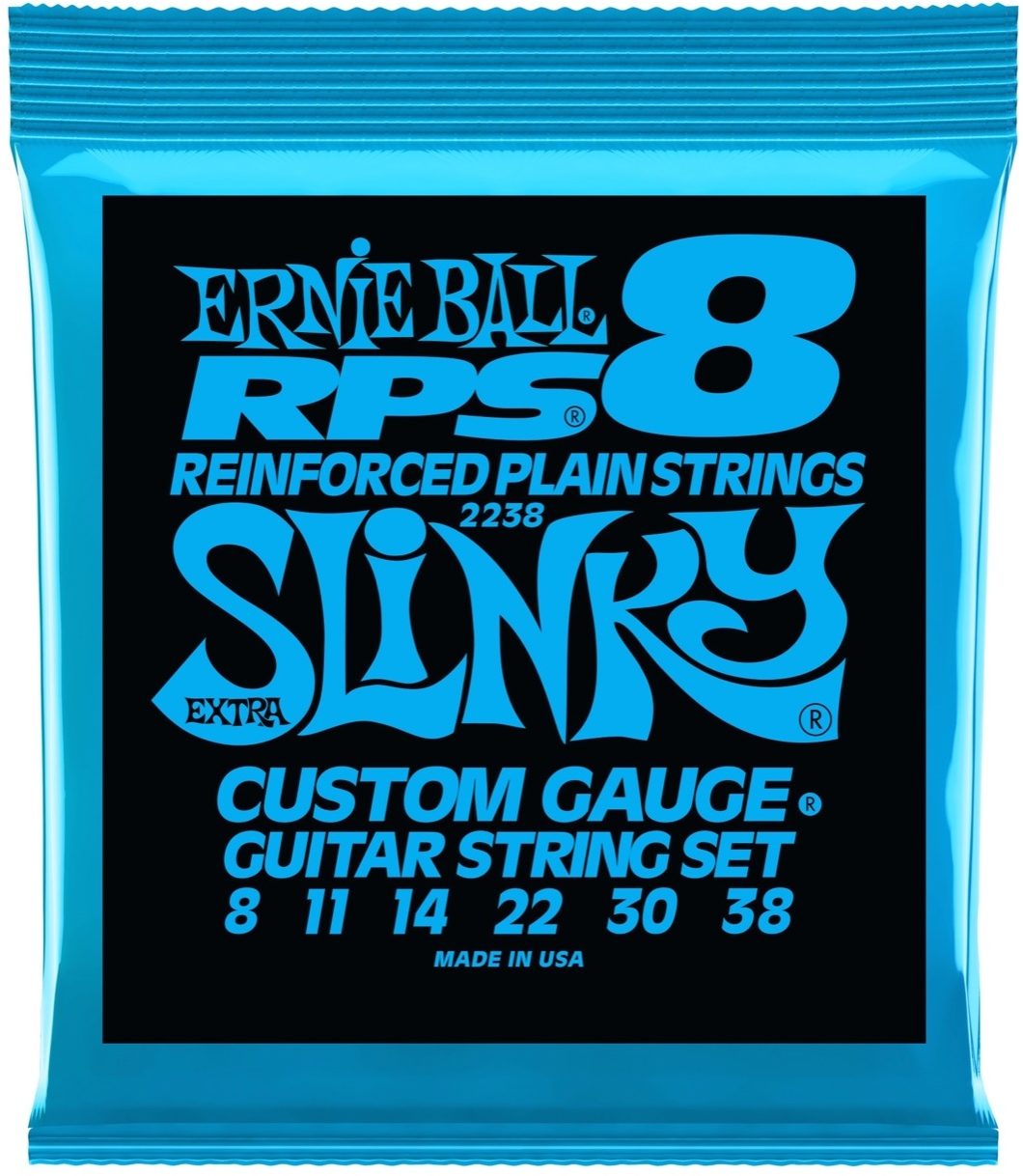 Ernie Ball Extra Slinky RPS Nickel Wound Electric Guitar Strings (8-38 Gauge) 1 Ernie Ball Extra Slinky RPS Nickel Wound Electric Guitar Strings (8-38 Gauge)