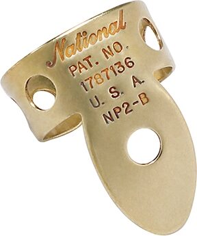 D'Addario National Brass Finger Picks 5 D'Addario National Brass Finger Picks