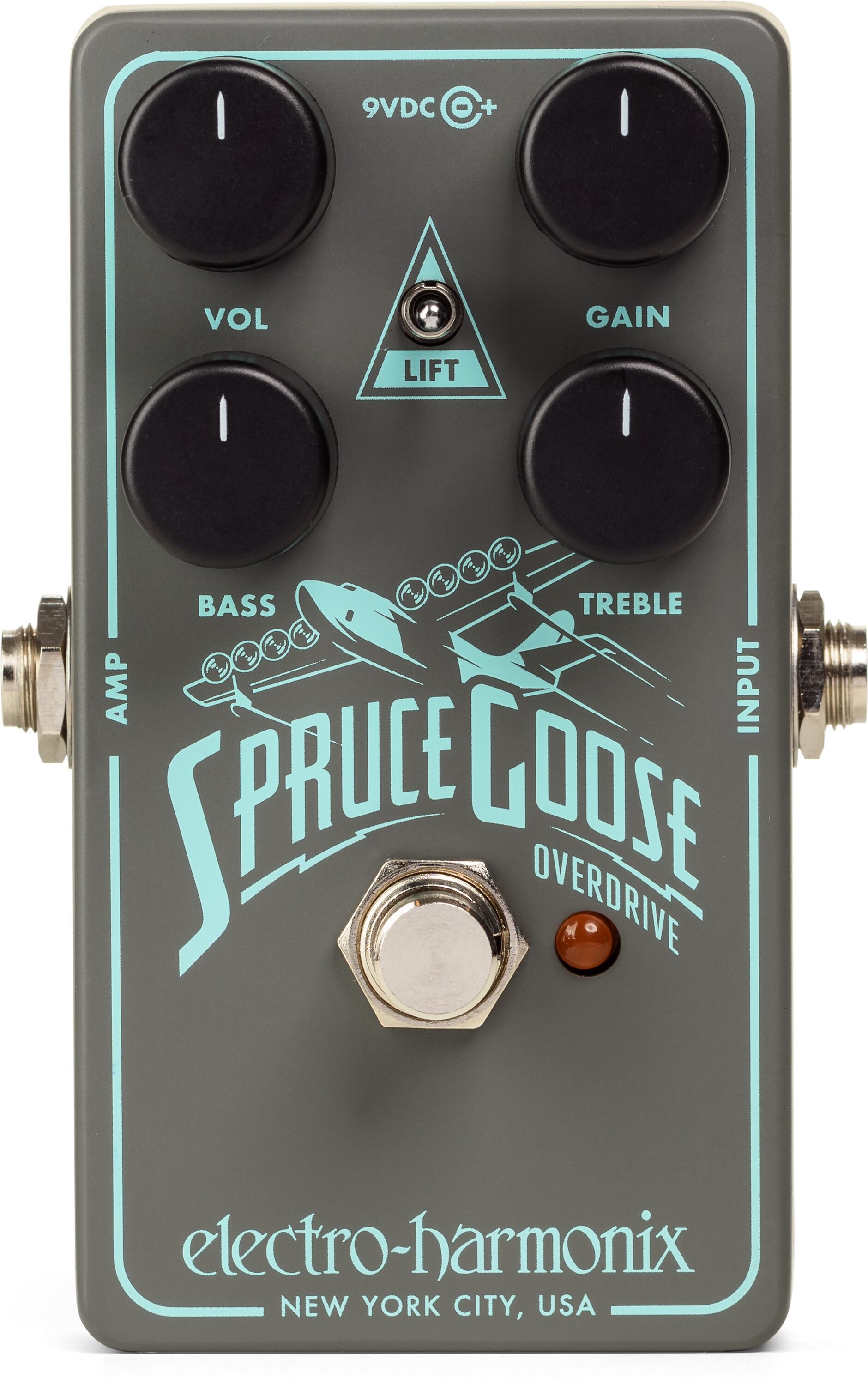 Electro-Harmonix Spruce Goose Overdrive Pedal 1 Electro-Harmonix Spruce Goose Overdrive Pedal