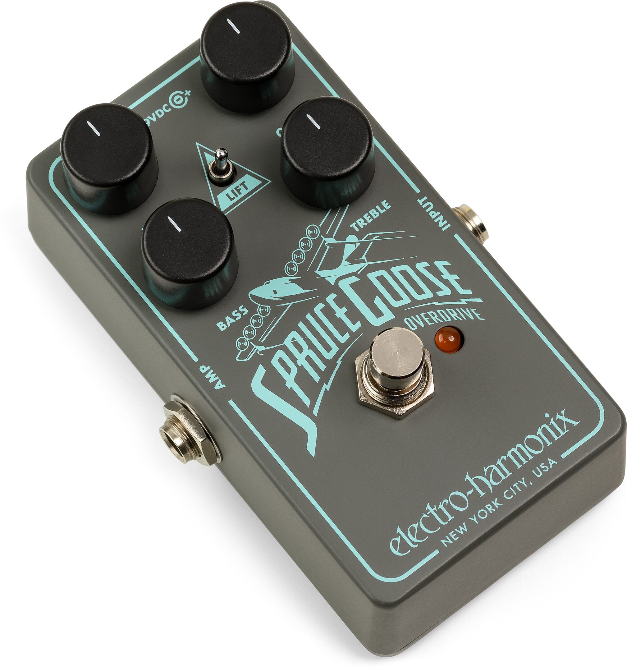 Electro-Harmonix Spruce Goose Overdrive Pedal 4 Electro-Harmonix Spruce Goose Overdrive Pedal