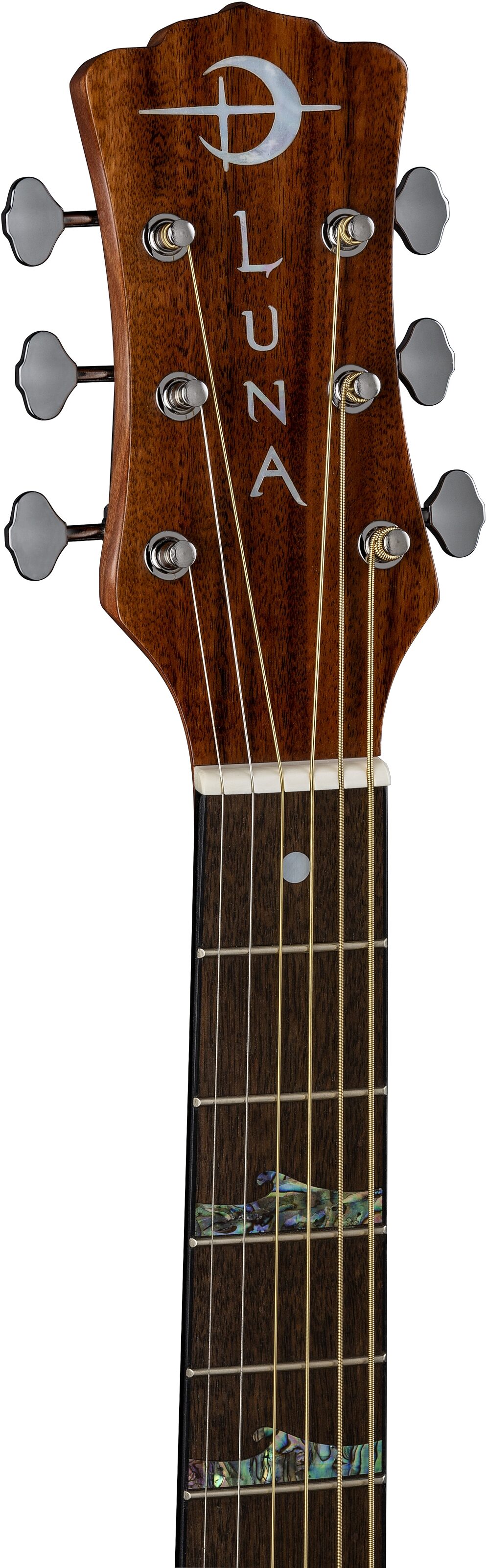 Luna High Tide Grand Concert Acoustic-Electric Guitar, Left-Handed 5 Luna High Tide Grand Concert Acoustic-Electric Guitar, Left-Handed