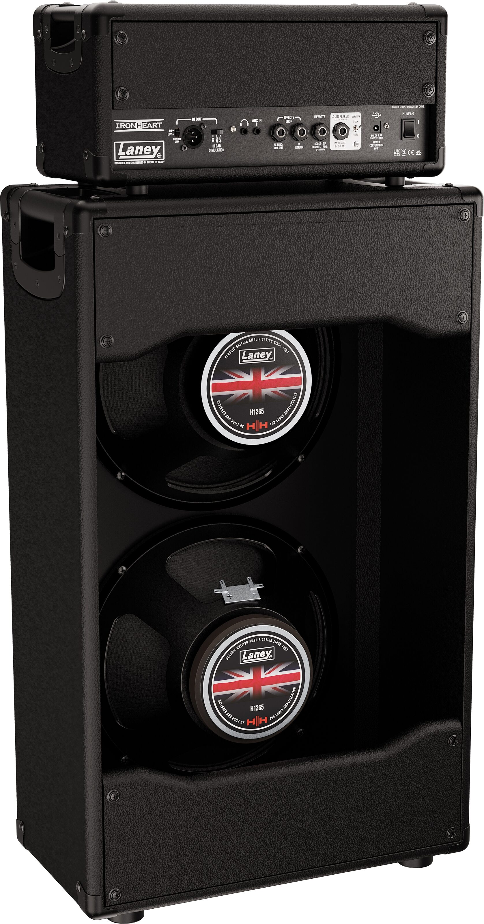 Laney IRF Dualtop Dualrig Guitar Amplifier Stack (60 Watts, 2x12" Cabinet) 2 Laney IRF Dualtop Dualrig Guitar Amplifier Stack (60 Watts, 2x12" Cabinet)