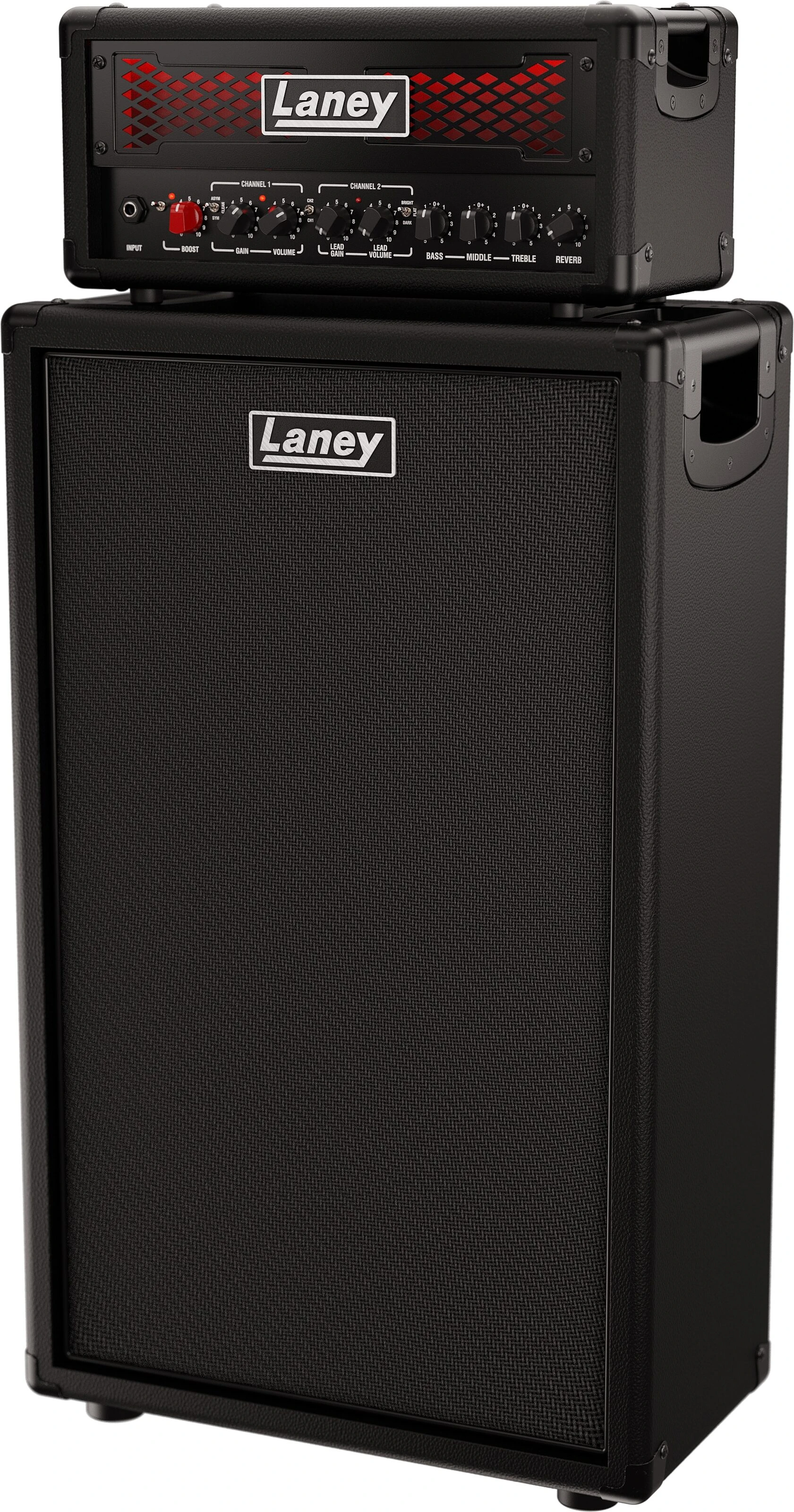 Laney IRF Dualtop Dualrig Guitar Amplifier Stack (60 Watts, 2x12" Cabinet) 3 Laney IRF Dualtop Dualrig Guitar Amplifier Stack (60 Watts, 2x12" Cabinet)