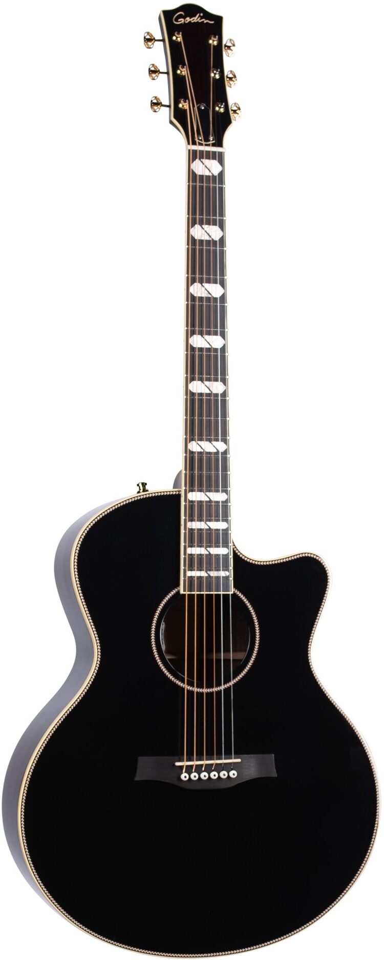 Godin Connaisseur MJ Electric Guitar with Rosewood Fingerboard (with Gig Bag) 7 Godin Connaisseur MJ Electric Guitar with Rosewood Fingerboard (with Gig Bag)