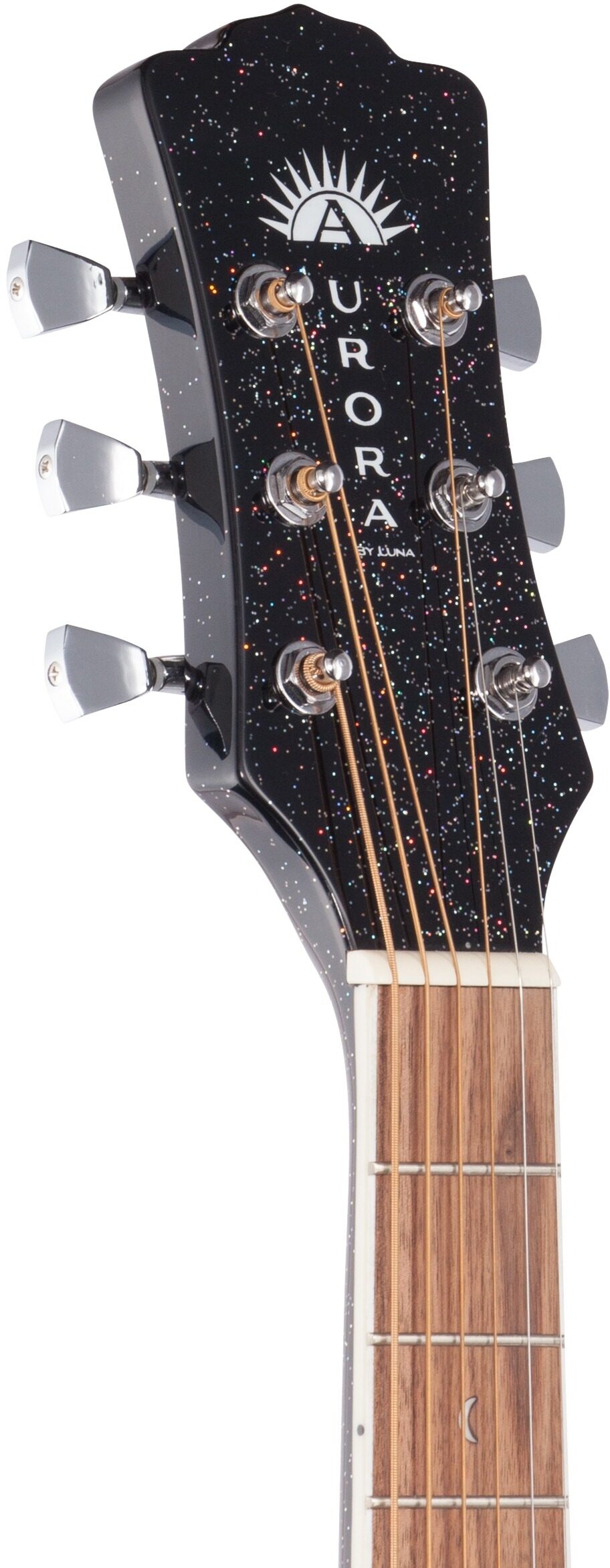 Luna Aurora Borealis 3/4-Size Acoustic Guitar 4 Luna Aurora Borealis 3/4-Size Acoustic Guitar