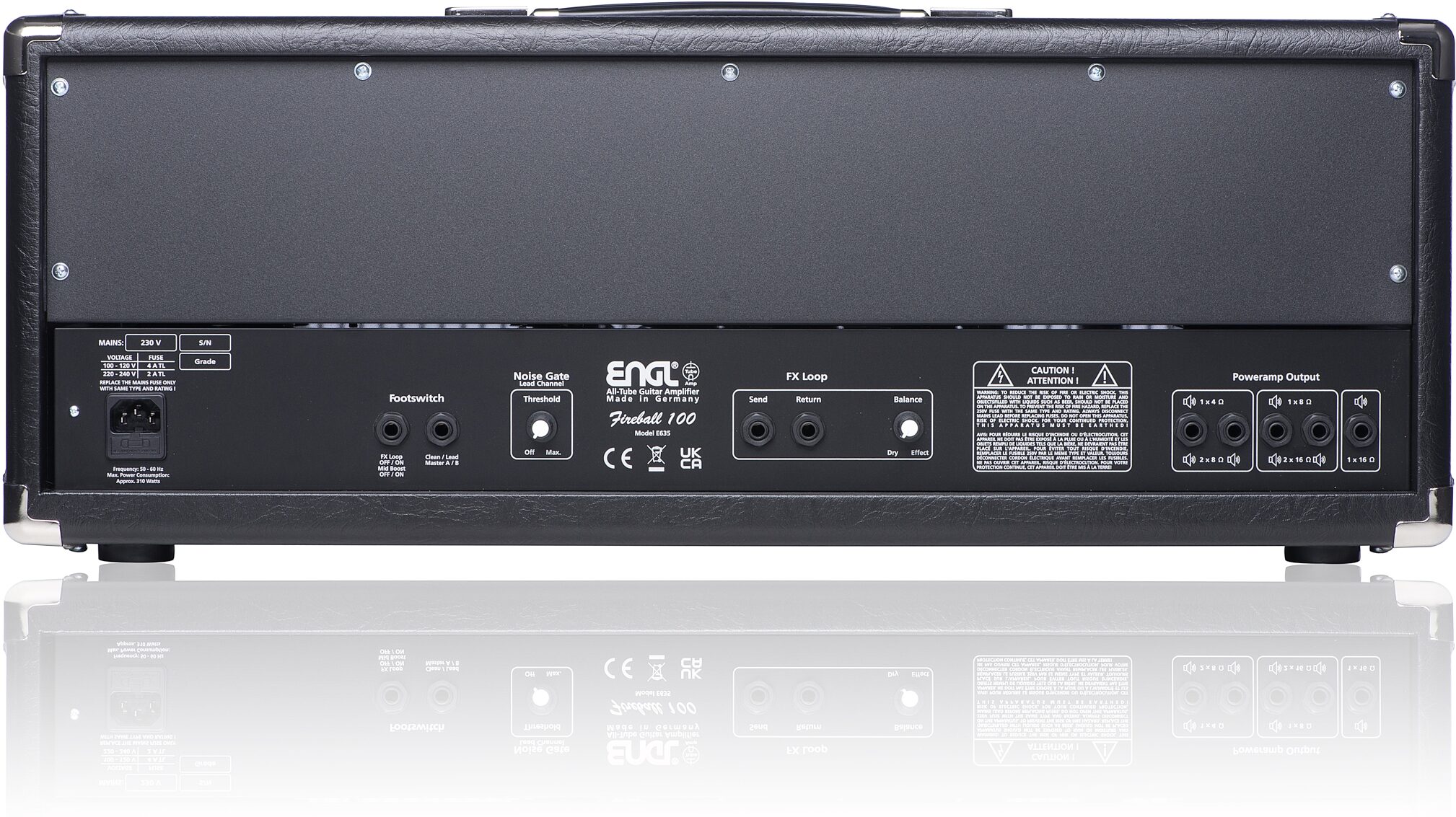Engl Fireball 100 Guitar Amplifier Head (100 Watts) 3 Engl Fireball 100 Guitar Amplifier Head (100 Watts)