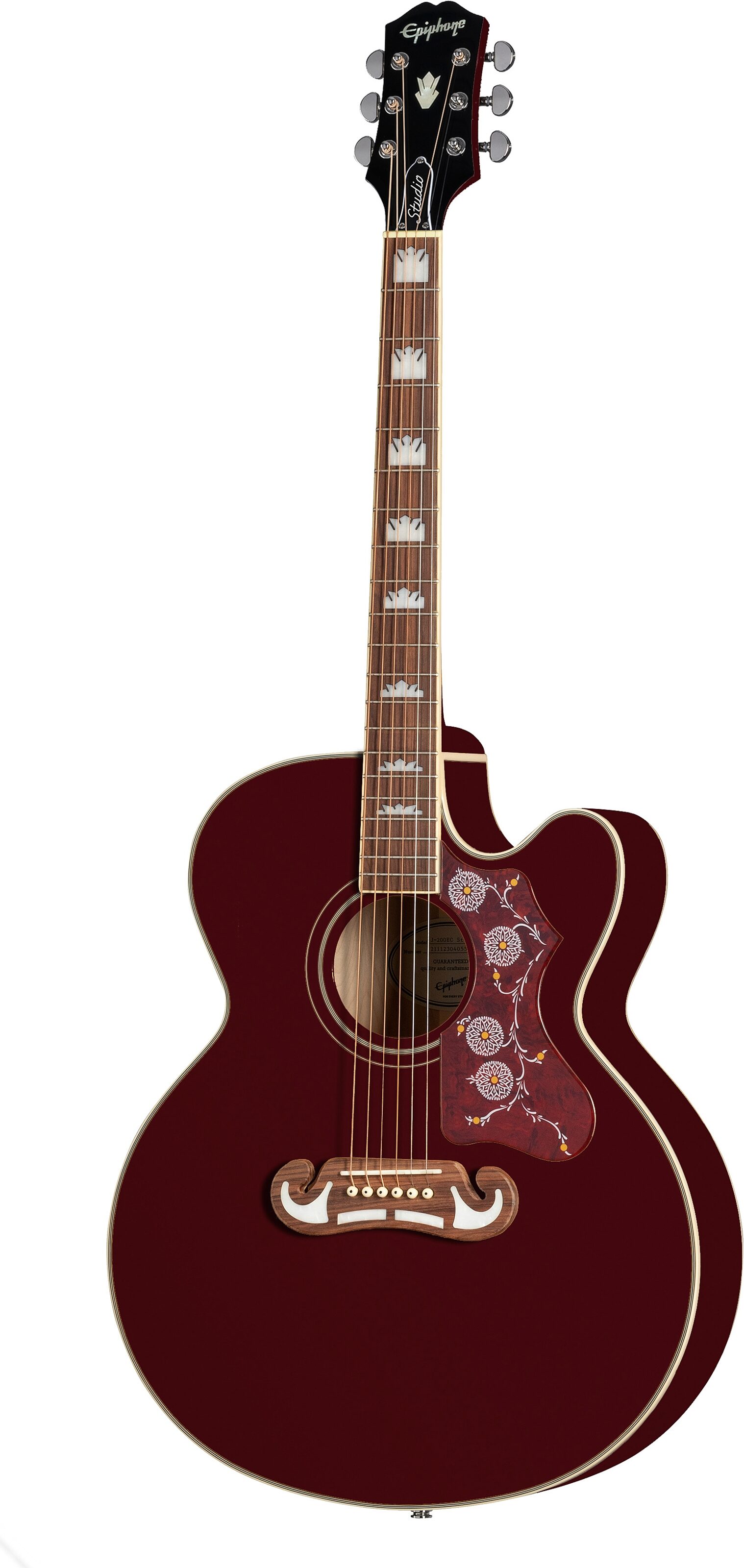 Epiphone Exclusive J-200 Studio EC Acoustic-Electric Guitar (with Gig Bag) 1 Epiphone Exclusive J-200 Studio EC Acoustic-Electric Guitar (with Gig Bag)