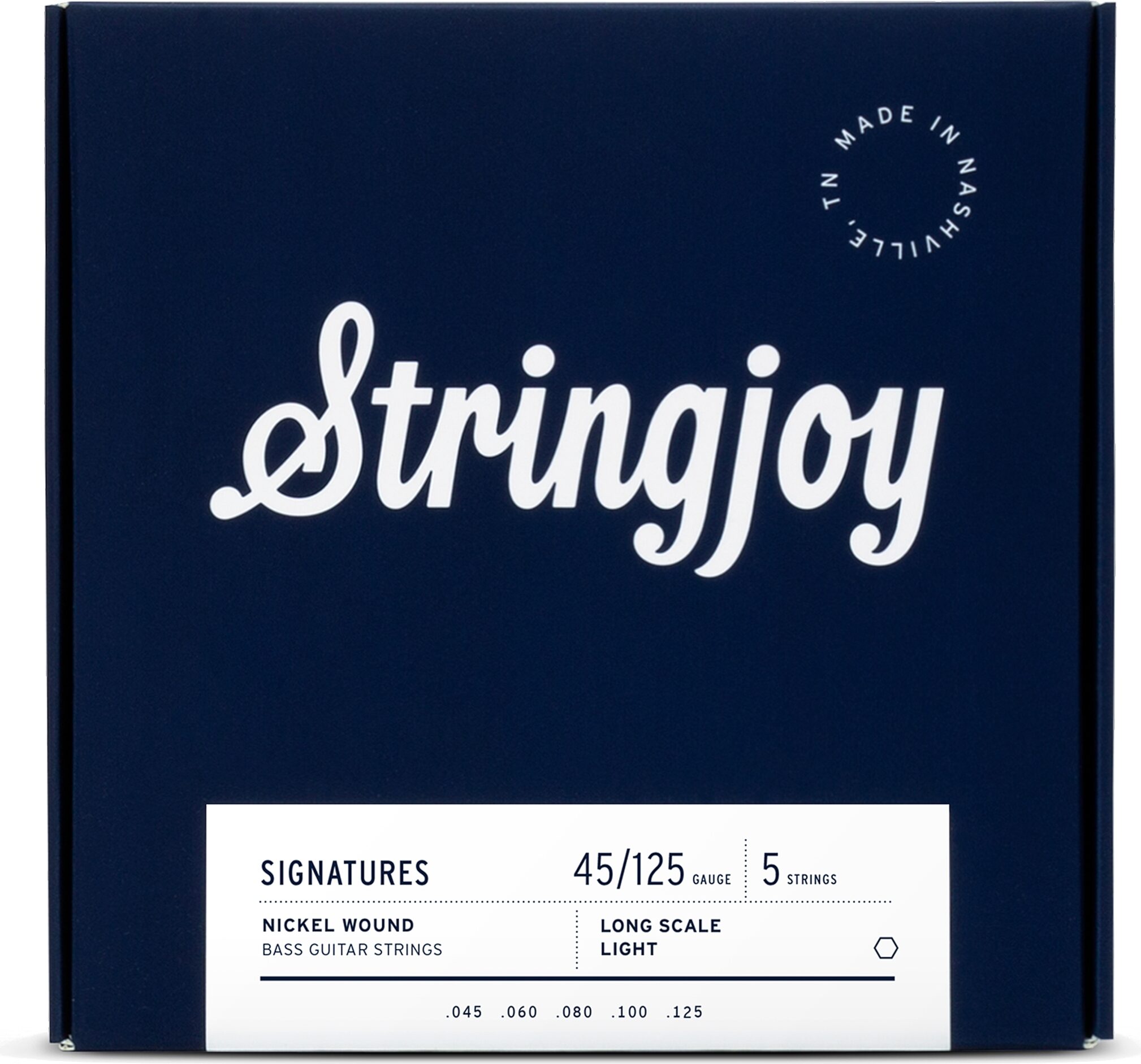 Stringjoy SJ-NBA Nickel 5-String Electric Bass Strings 1 Stringjoy SJ-NBA Nickel 5-String Electric Bass Strings
