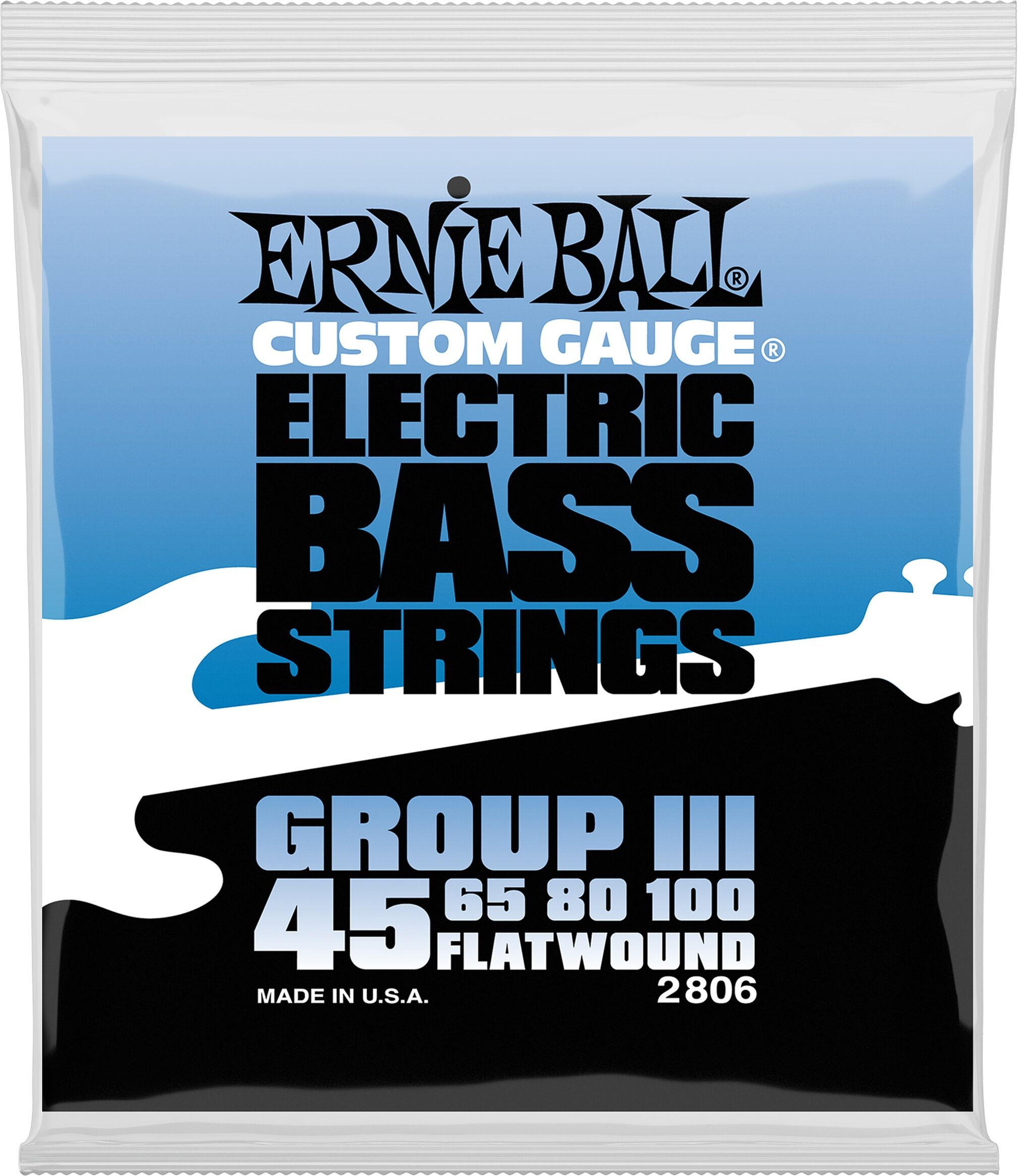 Ernie Ball P02806 Flatwound Group III Electric Bass Strings (45-100) 1 Ernie Ball P02806 Flatwound Group III Electric Bass Strings (45-100)