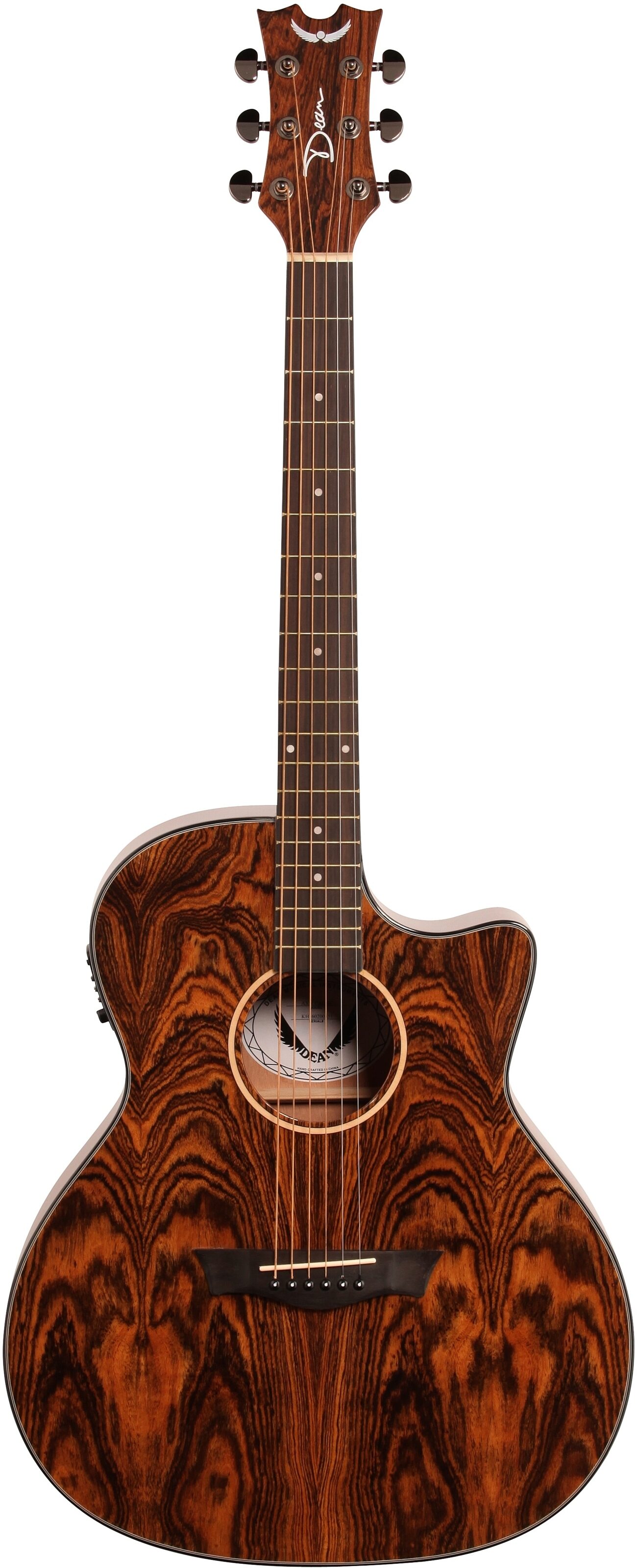 Dean AXS Exotic Caidie Cutaway Acoustic-Electric Guitar 2 Dean AXS Exotic Caidie Cutaway Acoustic-Electric Guitar