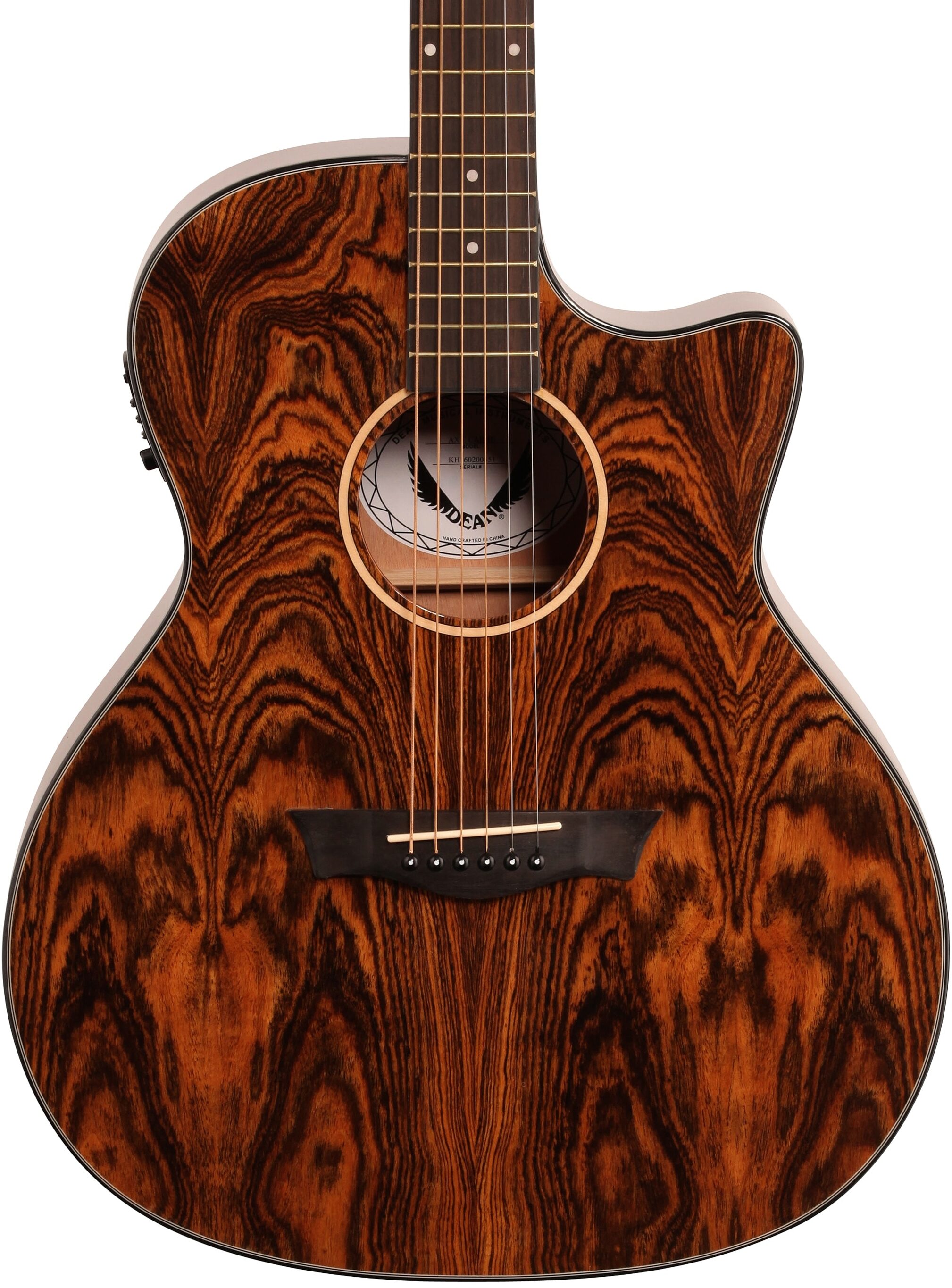 Dean AXS Exotic Caidie Cutaway Acoustic-Electric Guitar 5 Dean AXS Exotic Caidie Cutaway Acoustic-Electric Guitar