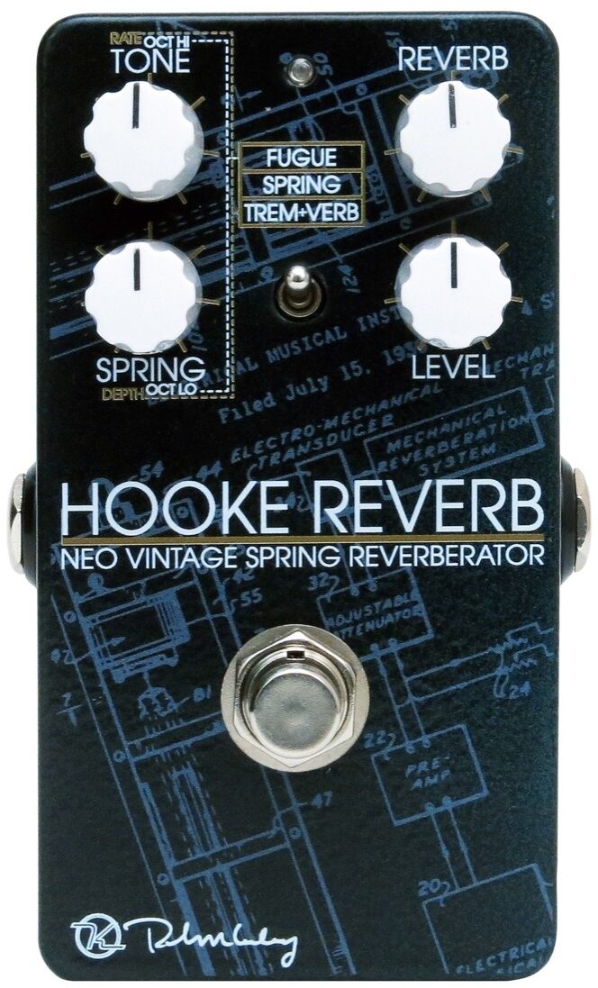 Keeley Hooke Spring Reverb Tremolo and Fugue Pedal 1 Keeley Hooke Spring Reverb Tremolo and Fugue Pedal