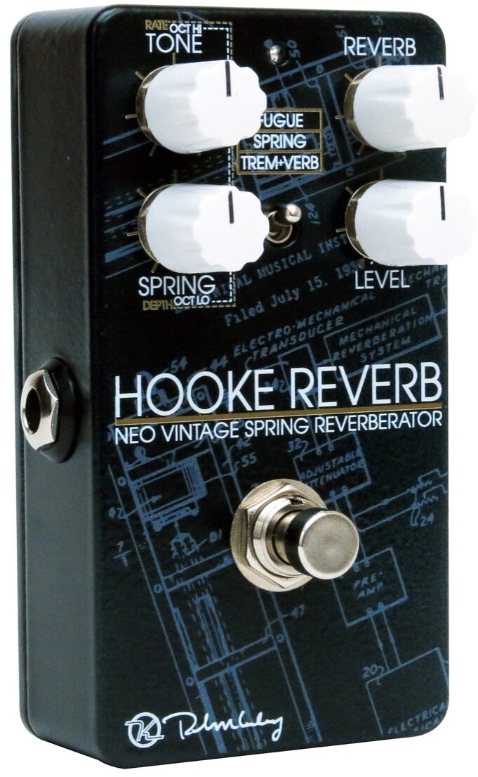 Keeley Hooke Spring Reverb Tremolo and Fugue Pedal 2 Keeley Hooke Spring Reverb Tremolo and Fugue Pedal