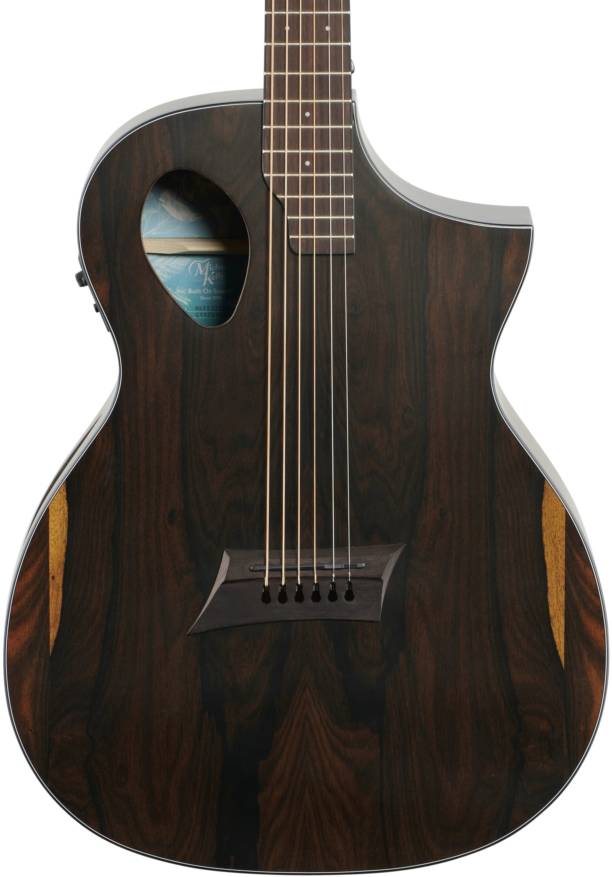 Michael Kelly Forte Exotic Ziricote Acoustic-Electric Guitar 5 Michael Kelly Forte Exotic Ziricote Acoustic-Electric Guitar