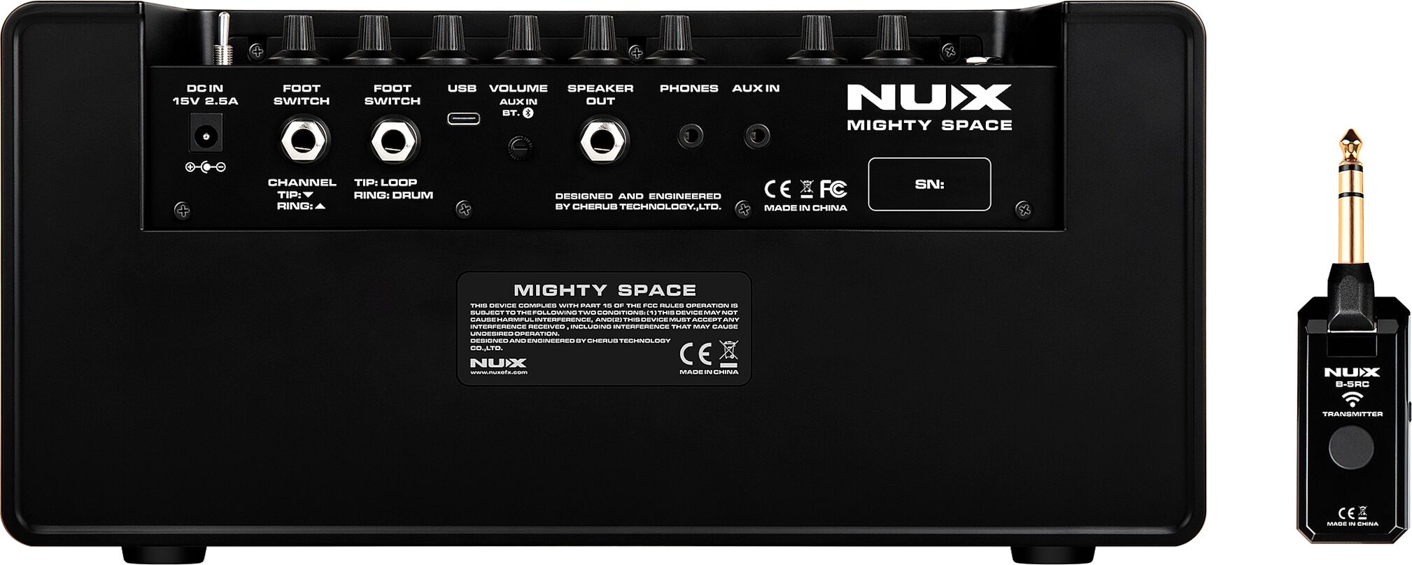 NUX Mighty Space Wireless Amplifier for Guitar and Bass 3 NUX Mighty Space Wireless Amplifier for Guitar and Bass